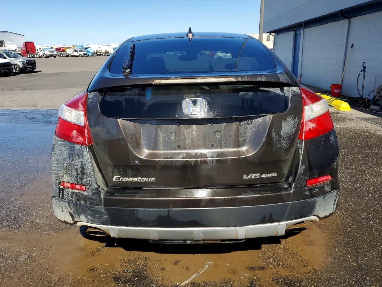 2015 Honda Crosstour Exl Gray vin: 5J6TF2H57FL003602