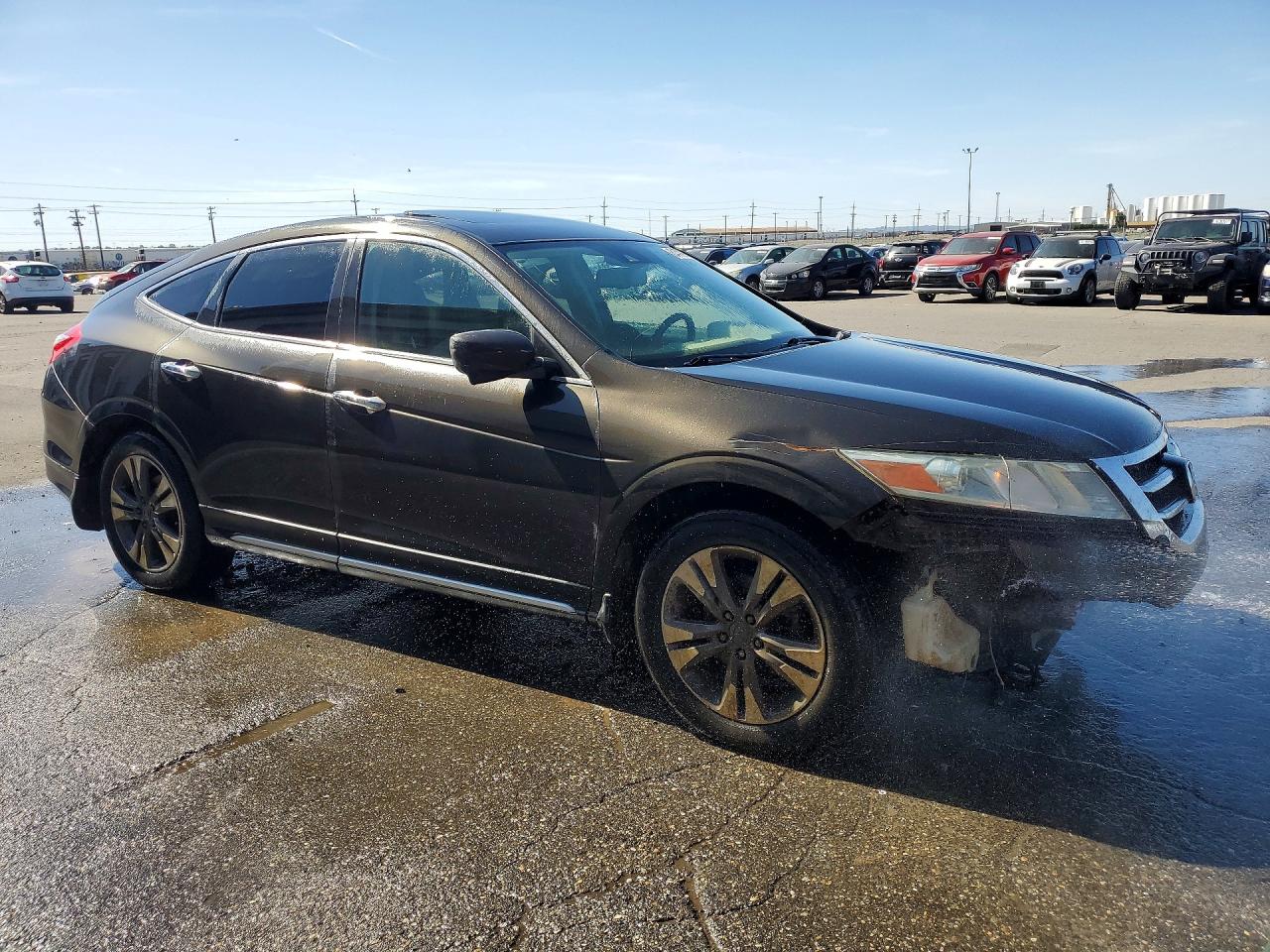 2015 Honda Crosstour Exl Gray vin: 5J6TF2H57FL003602
