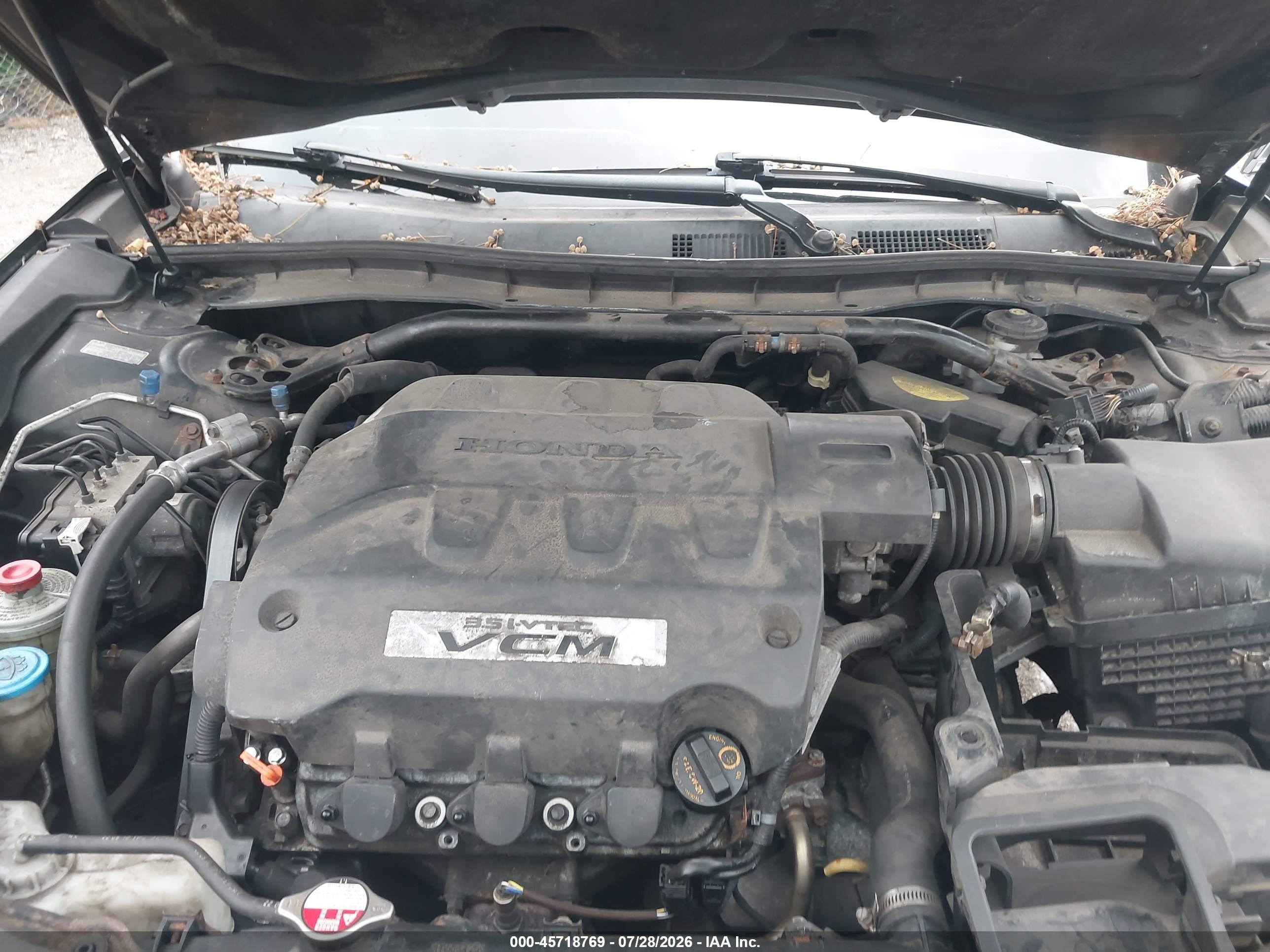 2011 Honda Accord Crosstour Ex-l Black vin: 5J6TF2H58BL003604