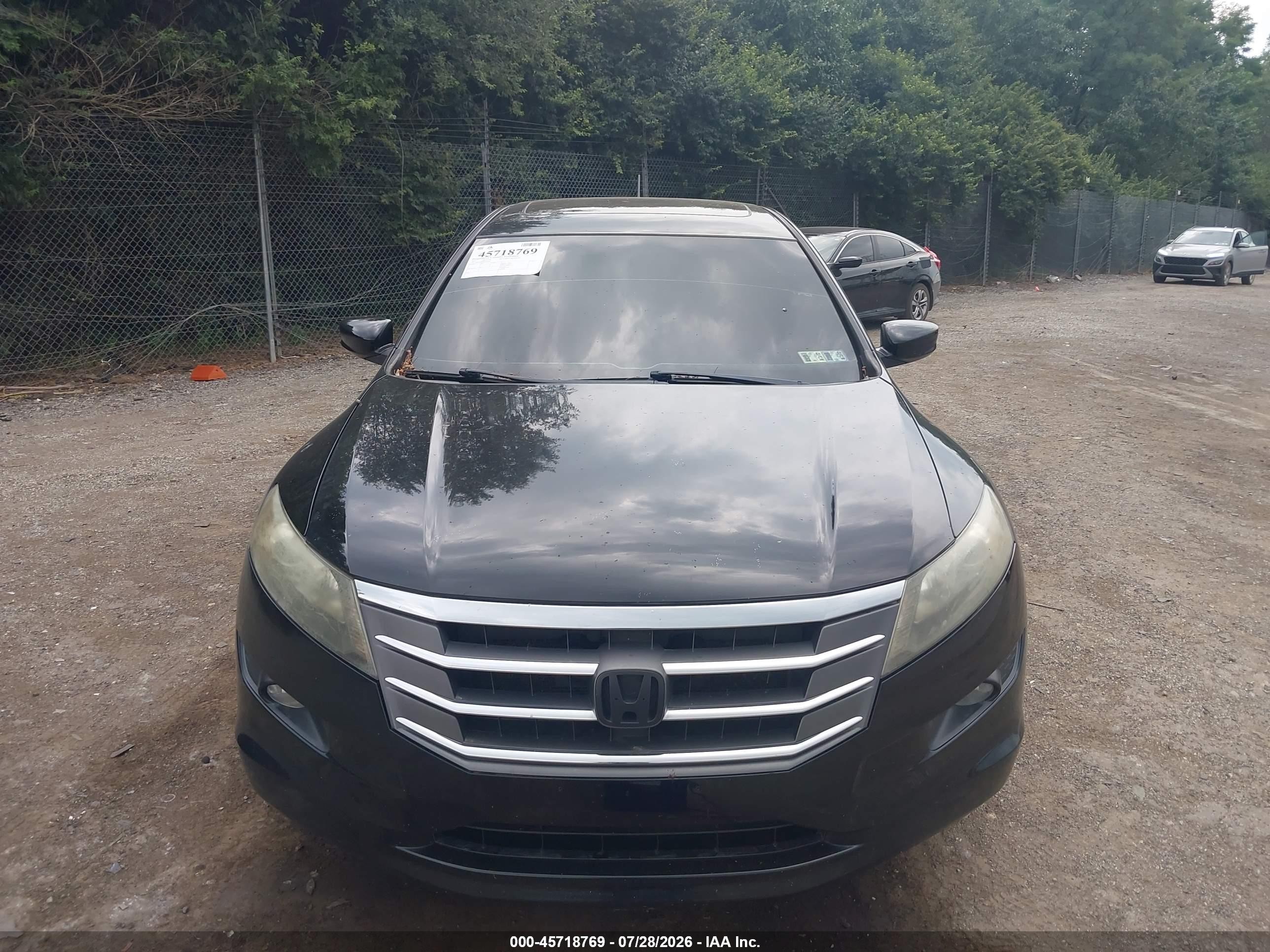 2011 Honda Accord Crosstour Ex-l Black vin: 5J6TF2H58BL003604