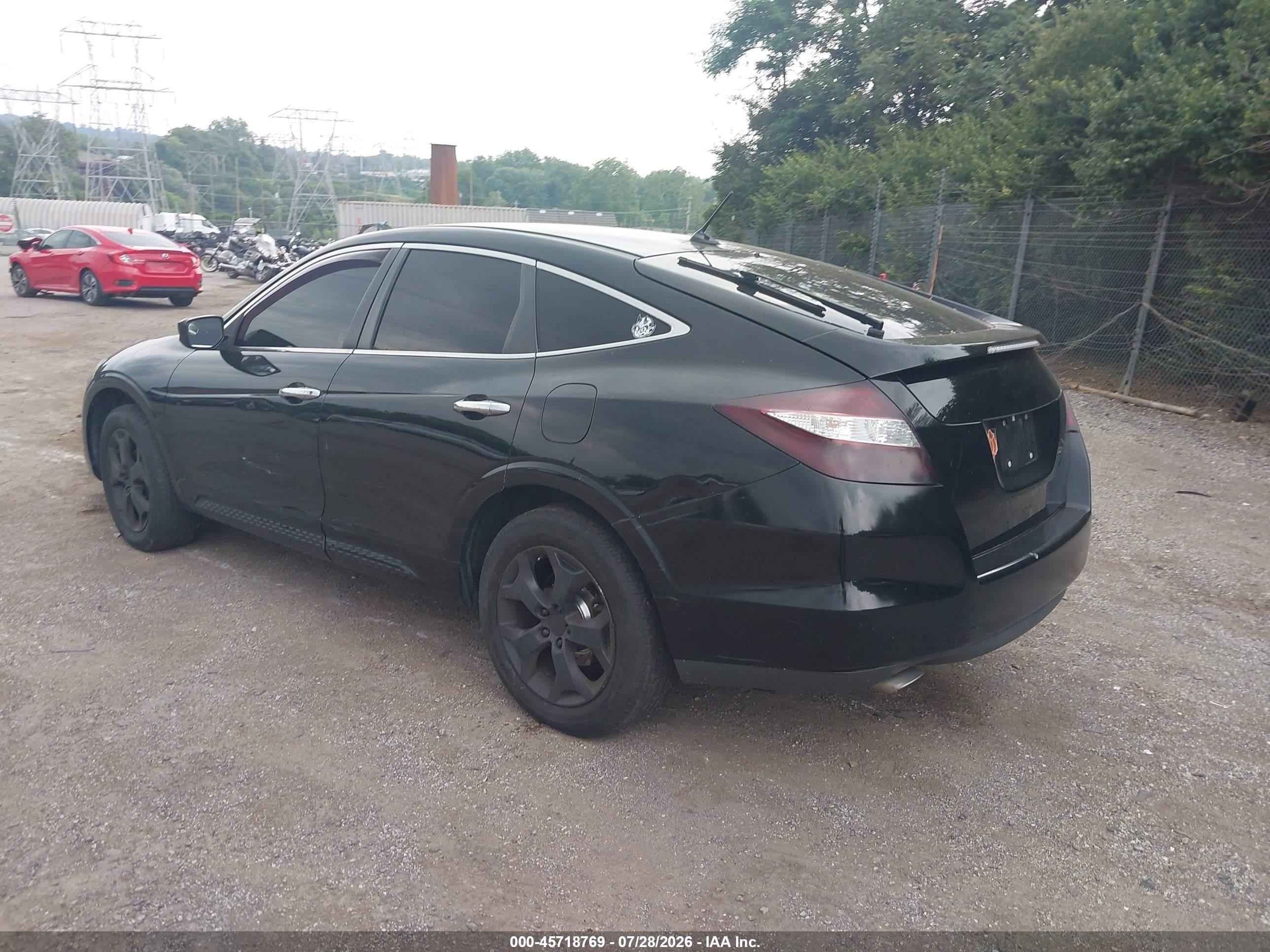 2011 Honda Accord Crosstour Ex-l Black vin: 5J6TF2H58BL003604