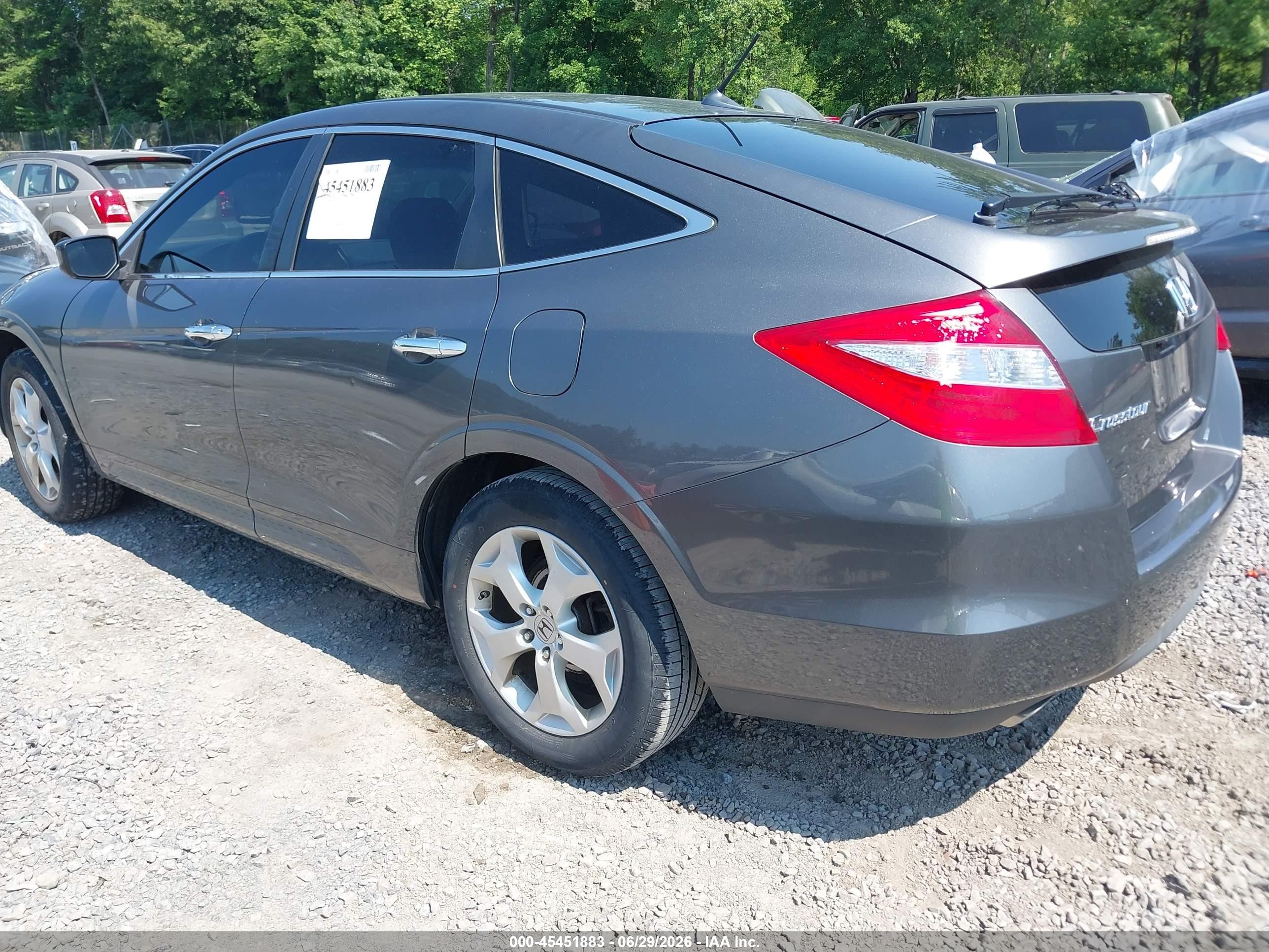 2012 Honda Crosstour Ex-l Gray vin: 5J6TF2H58CL000039