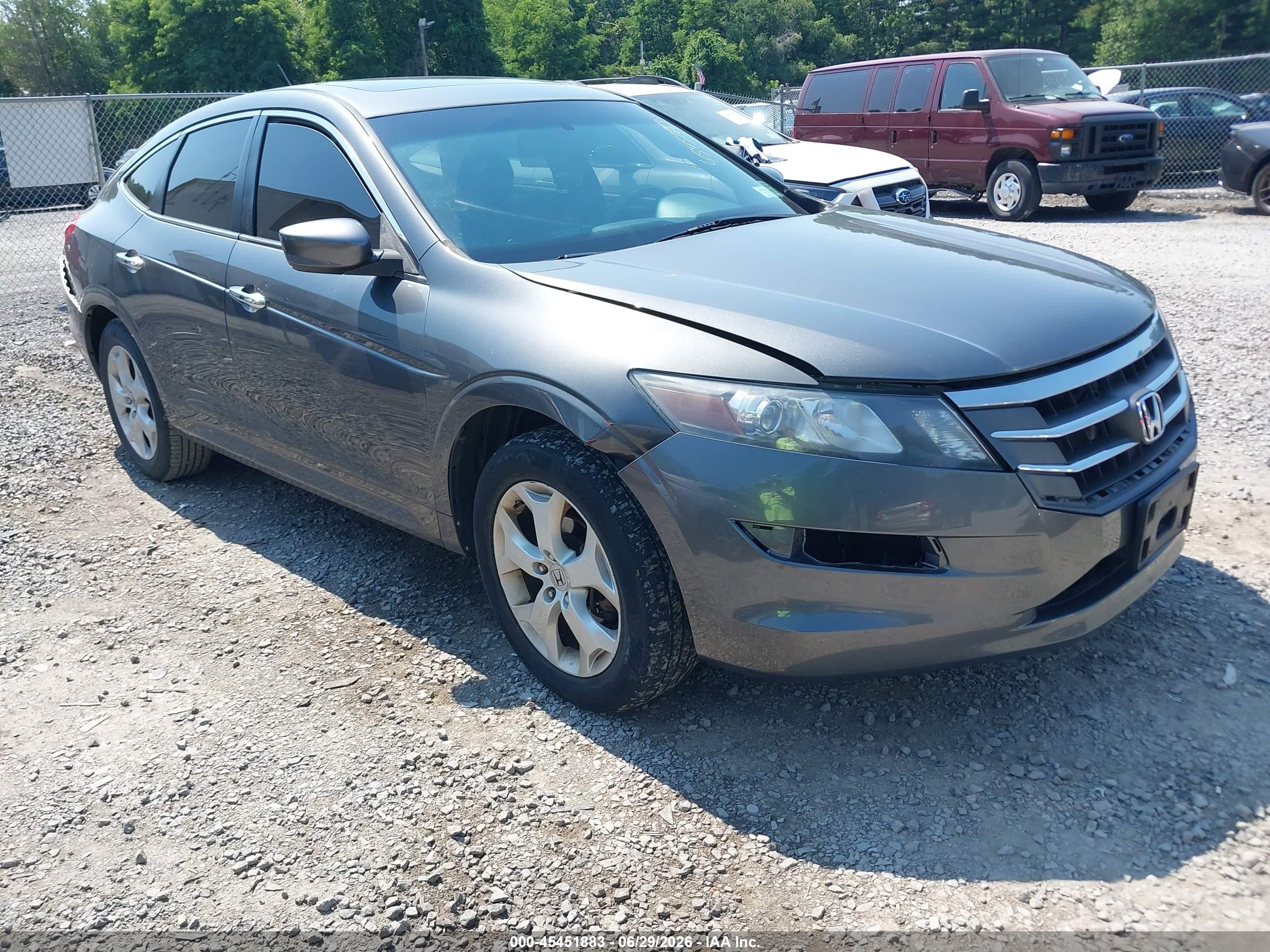 2012 Honda Crosstour Ex-l Gray vin: 5J6TF2H58CL000039