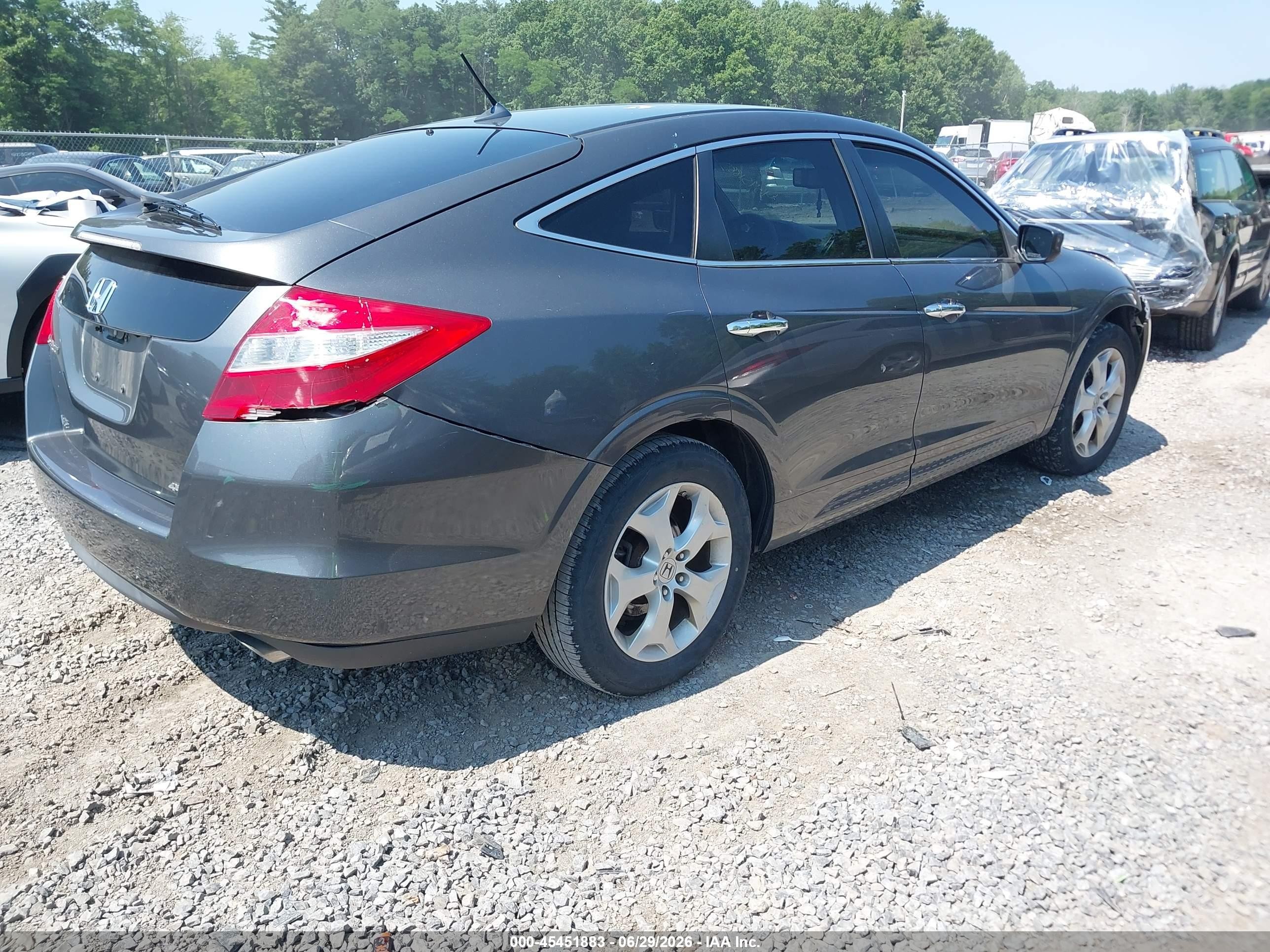 2012 Honda Crosstour Ex-l Gray vin: 5J6TF2H58CL000039
