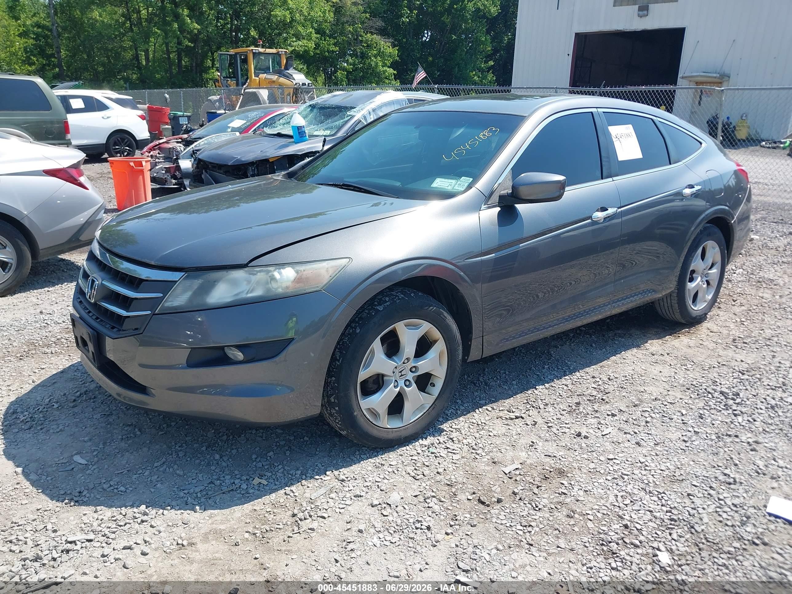 2012 Honda Crosstour Ex-l Gray vin: 5J6TF2H58CL000039