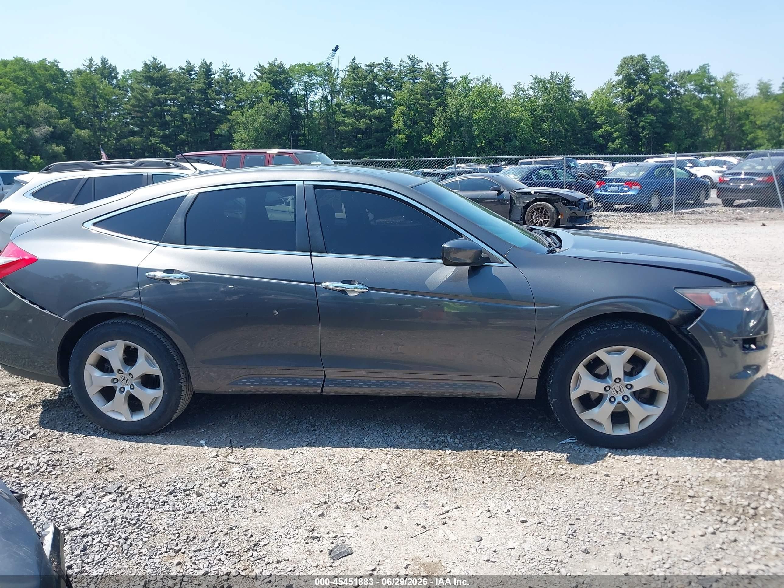 2012 Honda Crosstour Ex-l Gray vin: 5J6TF2H58CL000039