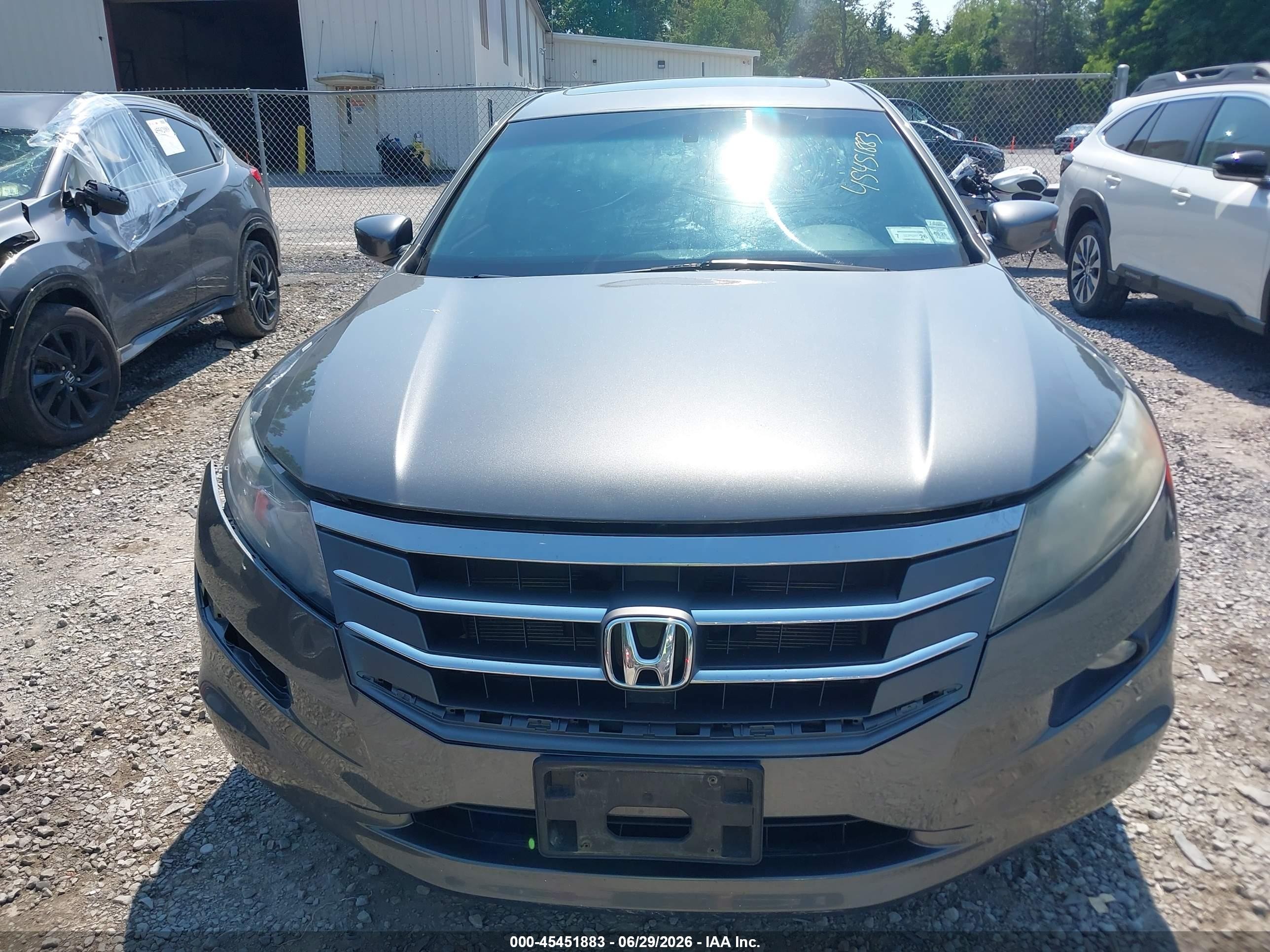 2012 Honda Crosstour Ex-l Gray vin: 5J6TF2H58CL000039