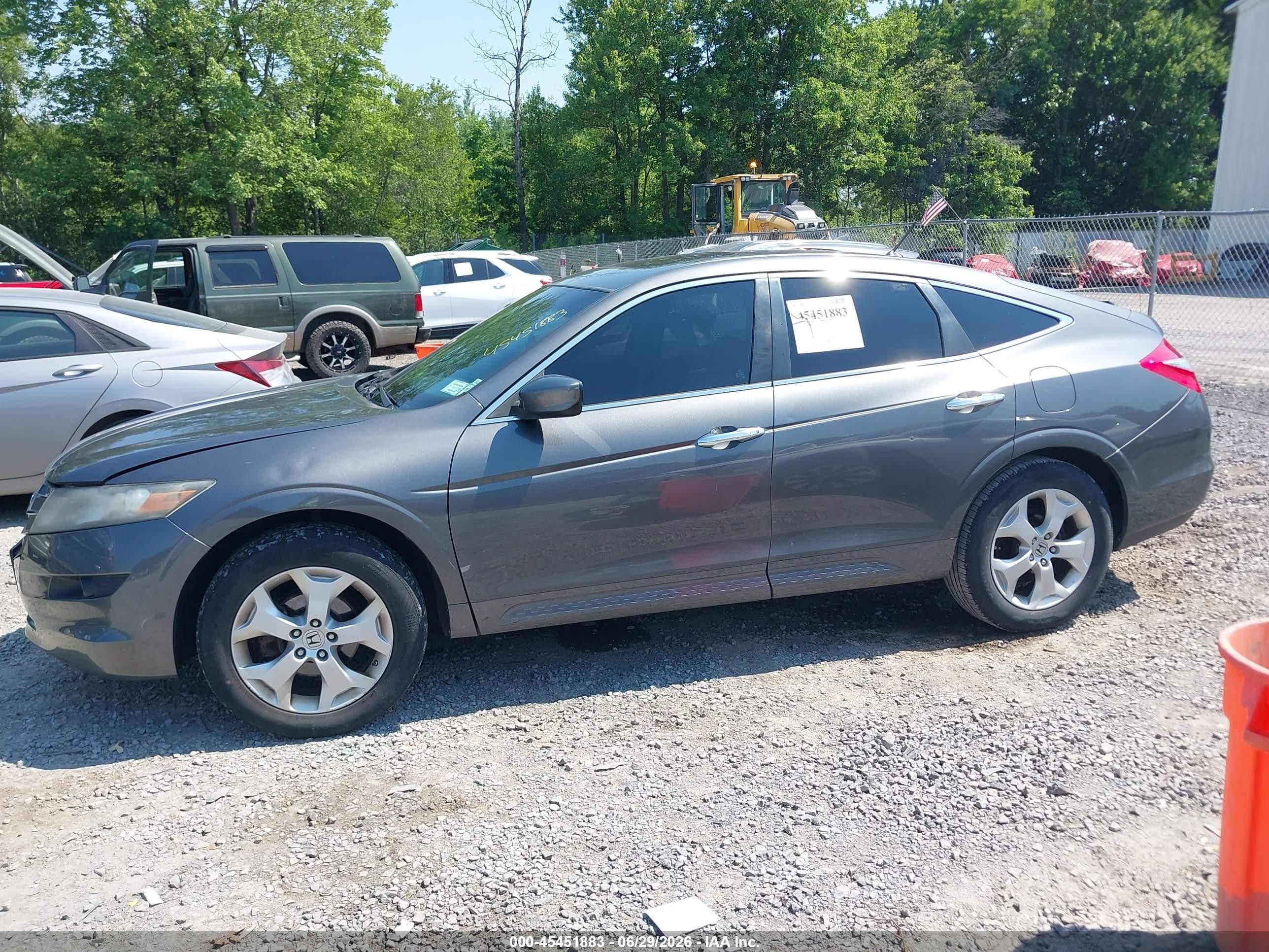 2012 Honda Crosstour Ex-l Gray vin: 5J6TF2H58CL000039
