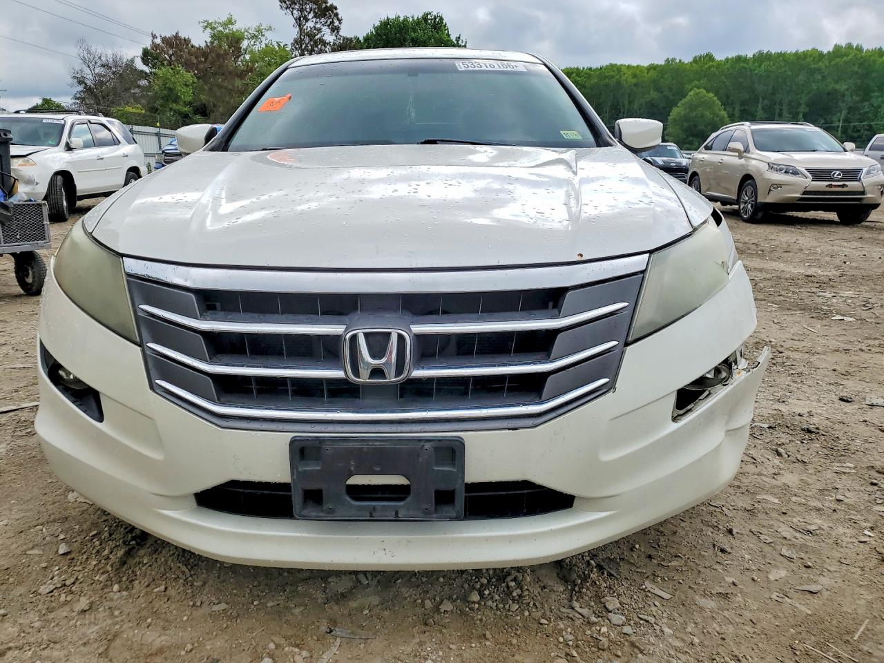 2012 Honda Crosstour Exl White vin: 5J6TF2H58CL001675