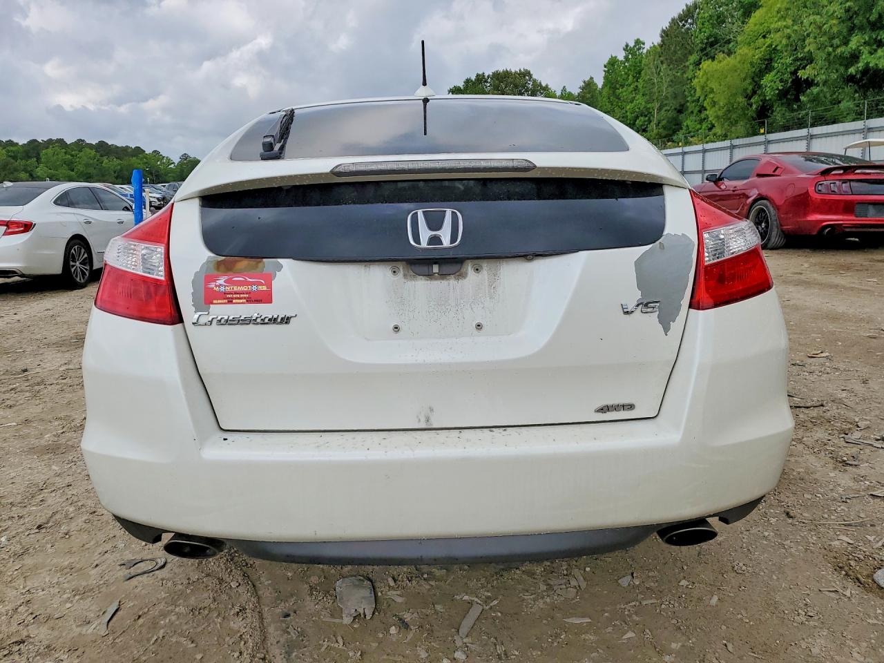 2012 Honda Crosstour Exl White vin: 5J6TF2H58CL001675