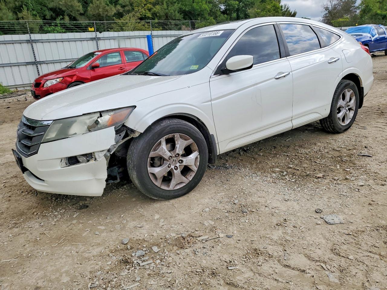 2012 Honda Crosstour Exl White vin: 5J6TF2H58CL001675