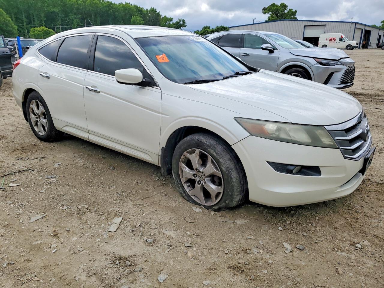 2012 Honda Crosstour Exl White vin: 5J6TF2H58CL001675