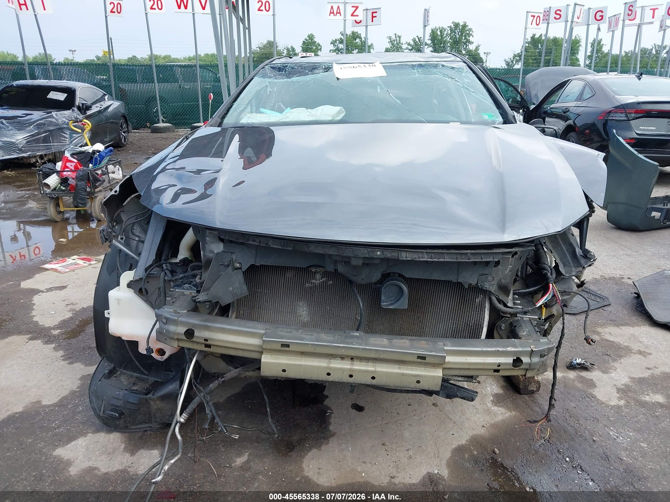 2012 Honda Crosstour Ex-l Gray vin: 5J6TF2H58CL004186