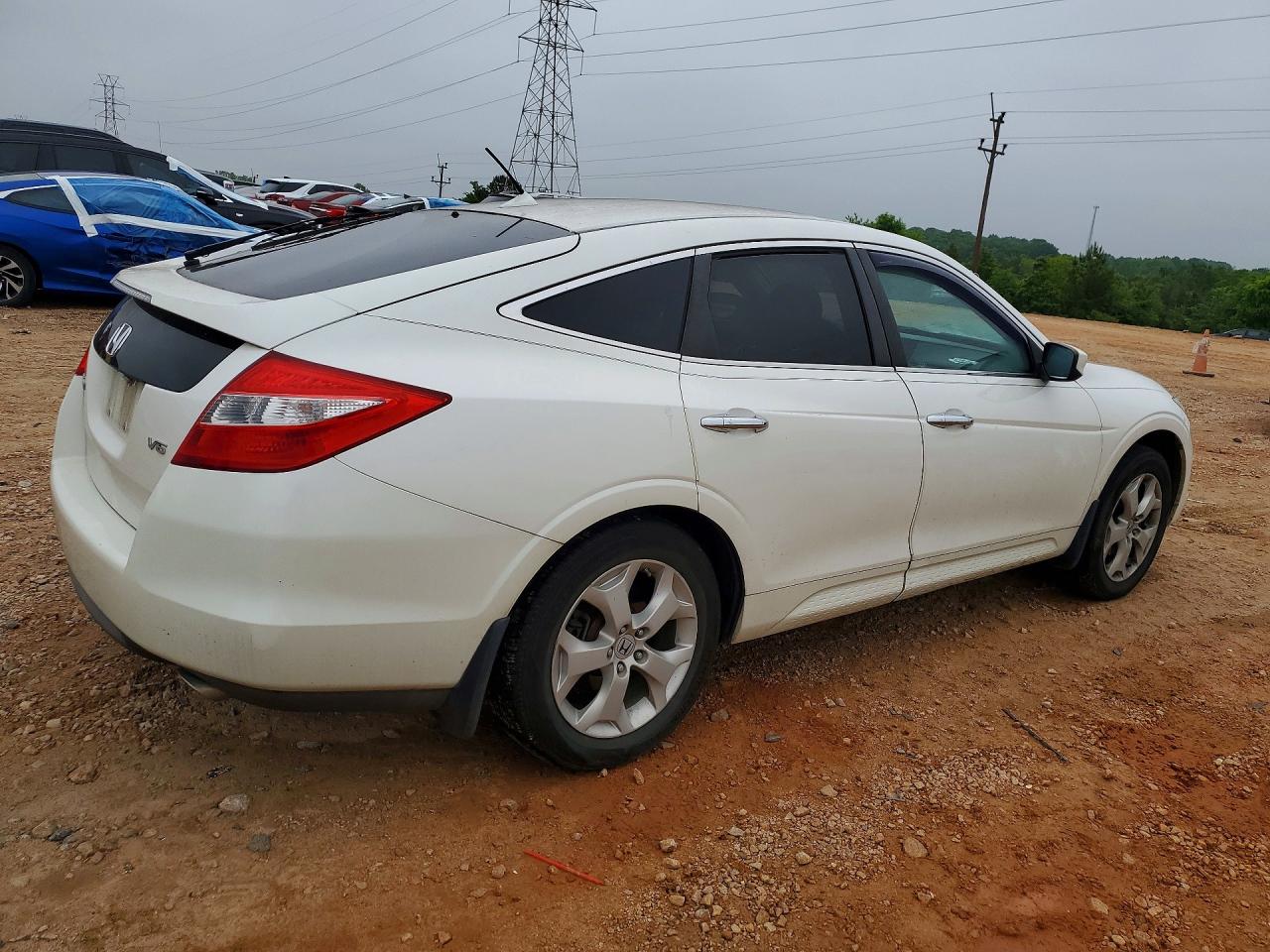 2012 Honda Crosstour Exl White vin: 5J6TF2H58CL010070