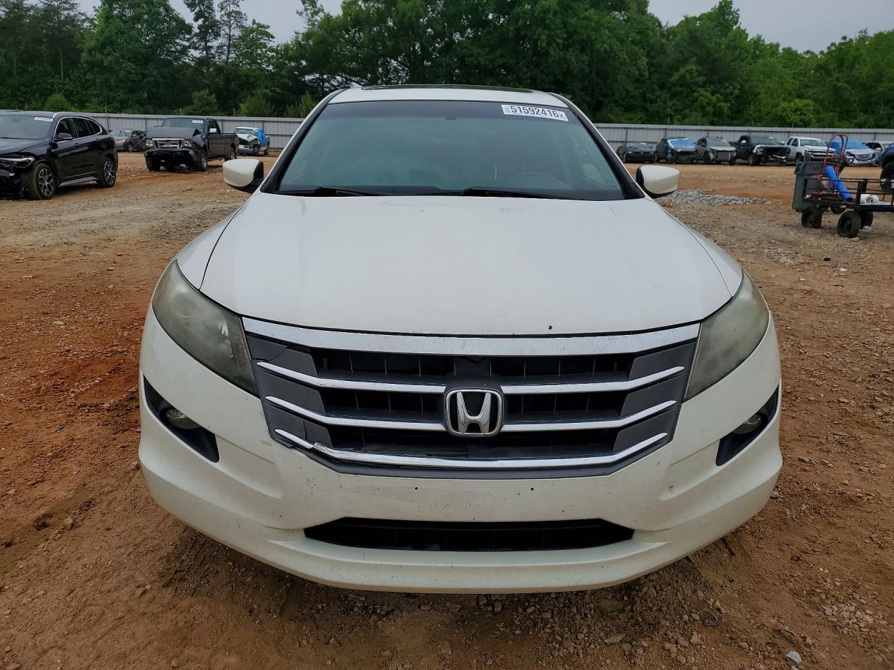 2012 Honda Crosstour Exl White vin: 5J6TF2H58CL010070