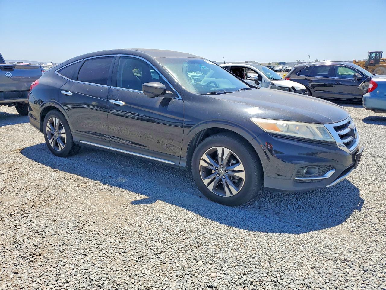 2013 Honda Crosstour Exl Gray vin: 5J6TF2H58DL003475