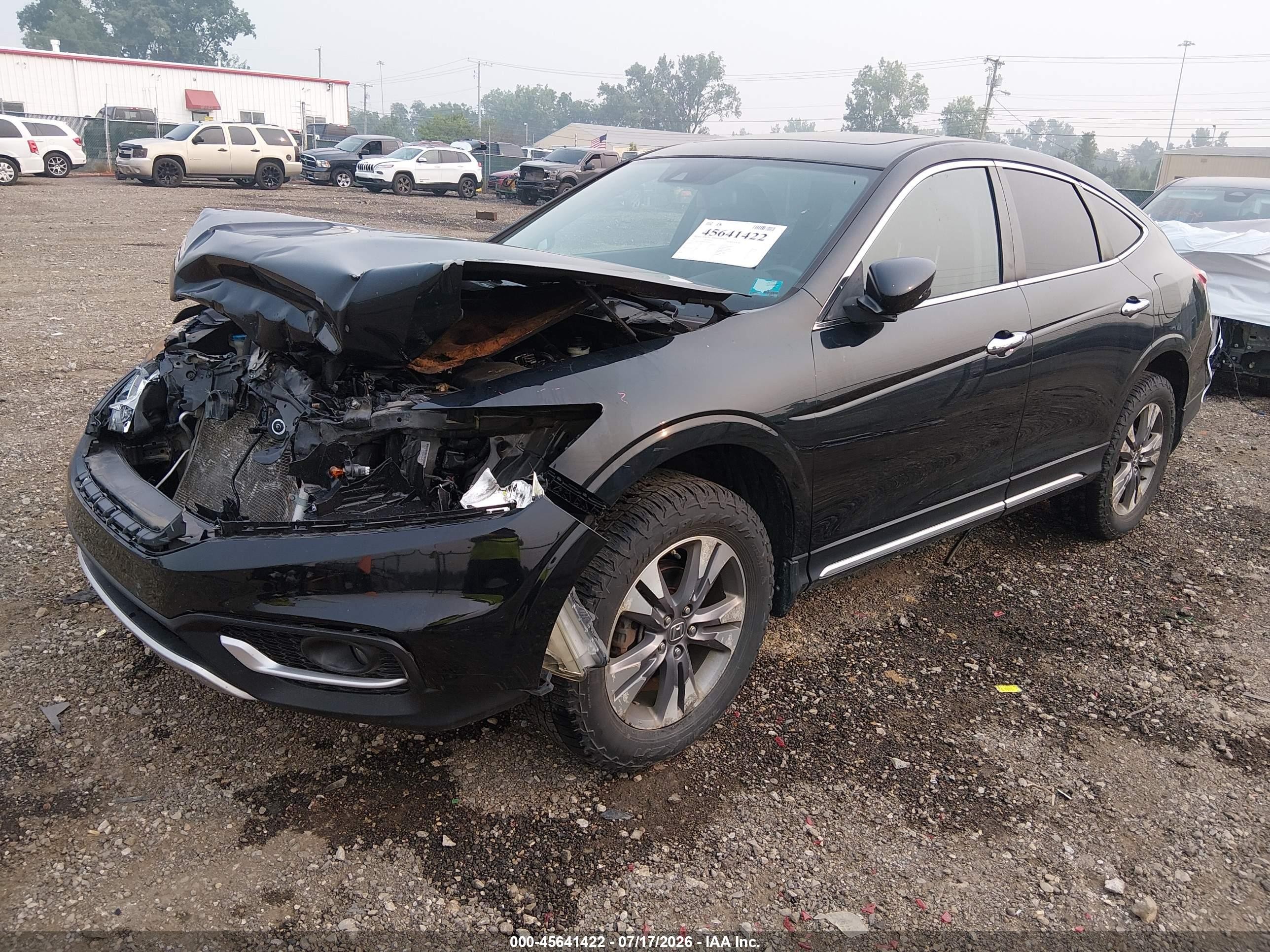 2013 Honda Crosstour Ex-l V6 Черный vin: 5J6TF2H58DL004190
