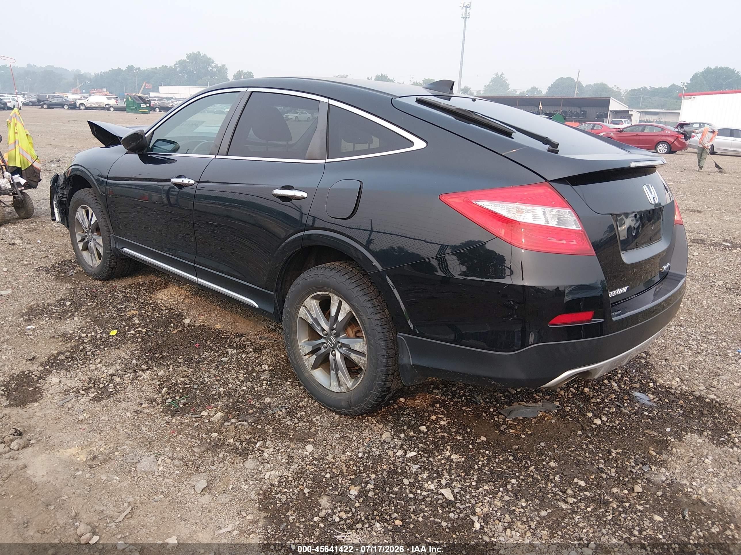 2013 Honda Crosstour Ex-l V6 Черный vin: 5J6TF2H58DL004190