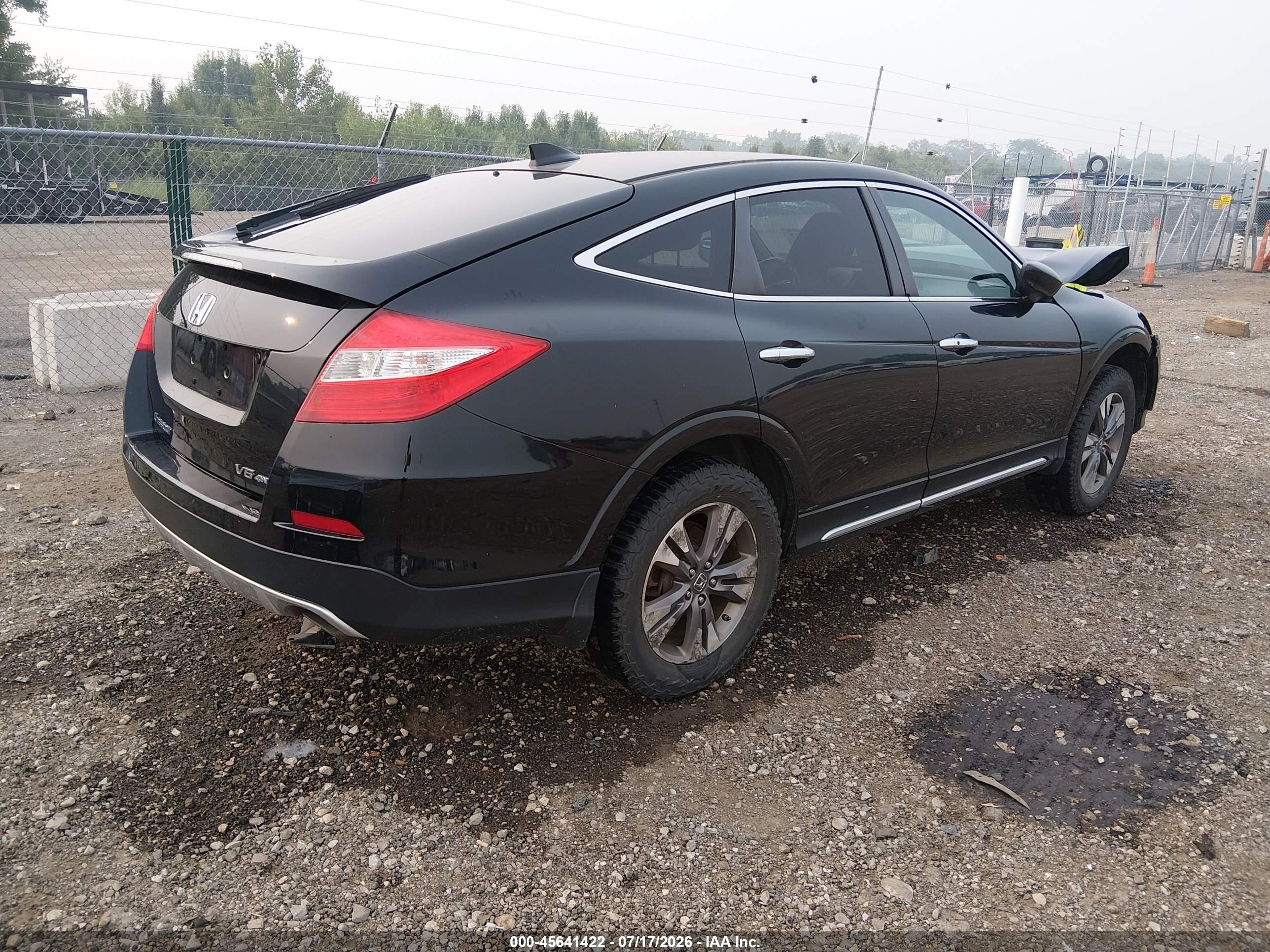 2013 Honda Crosstour Ex-l V6 Черный vin: 5J6TF2H58DL004190