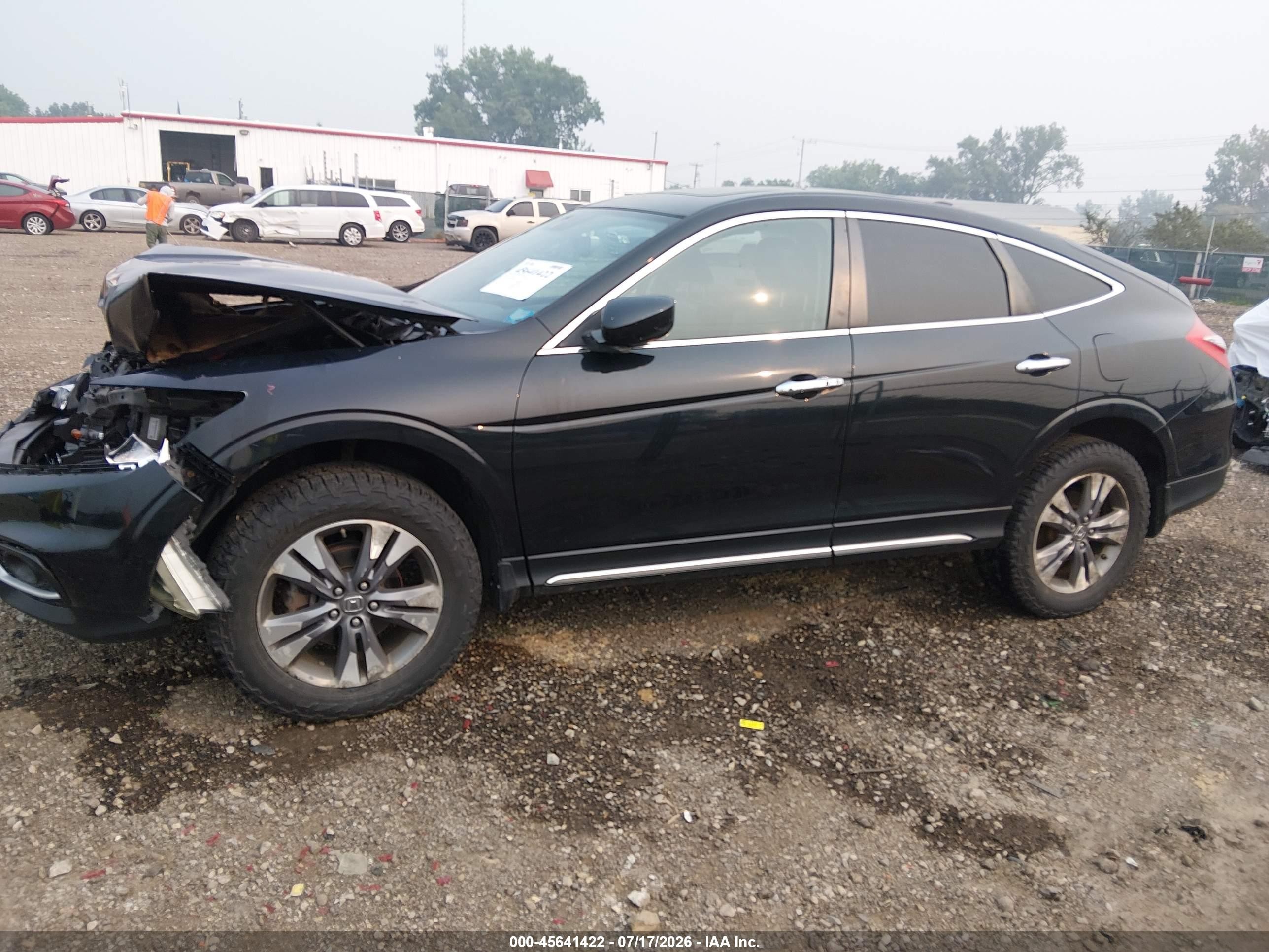 2013 Honda Crosstour Ex-l V6 Черный vin: 5J6TF2H58DL004190