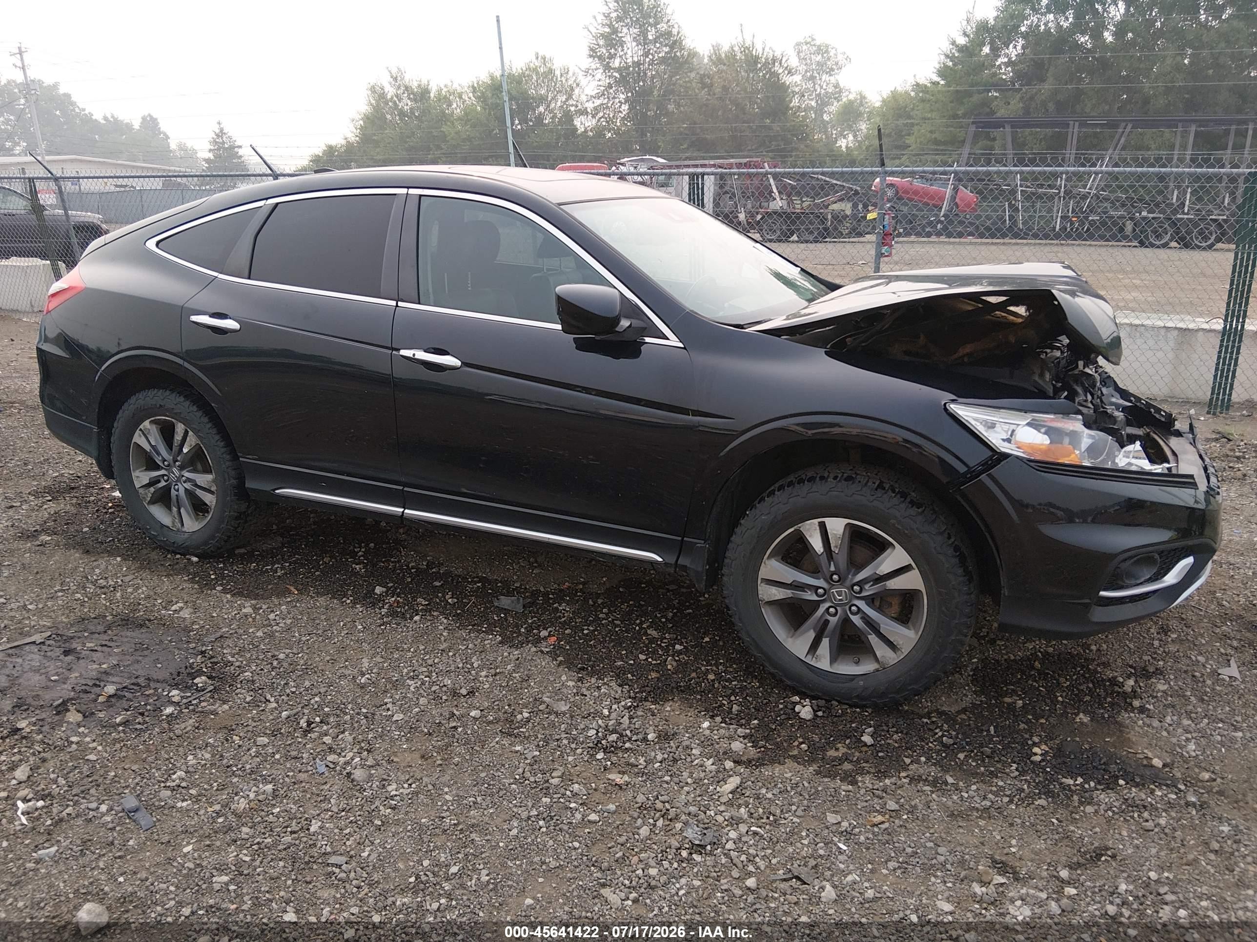 2013 Honda Crosstour Ex-l V6 Черный vin: 5J6TF2H58DL004190