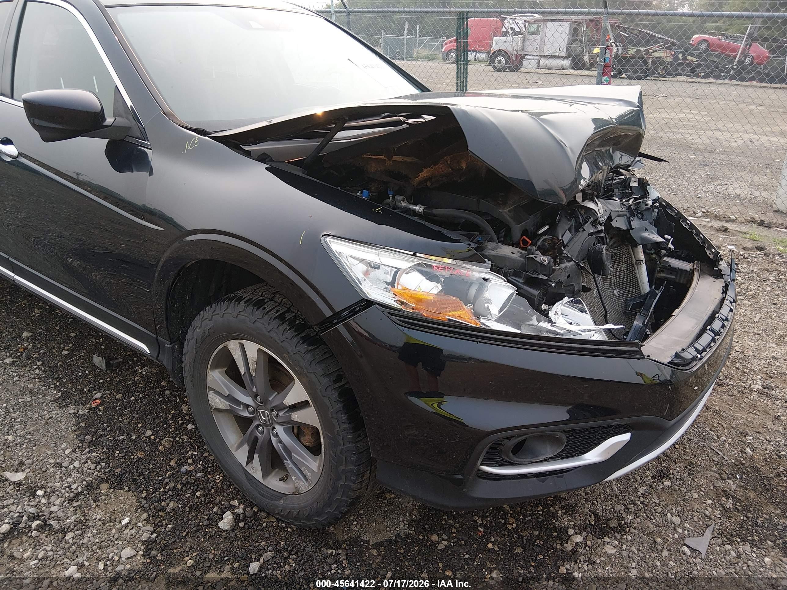 2013 Honda Crosstour Ex-l V6 Черный vin: 5J6TF2H58DL004190