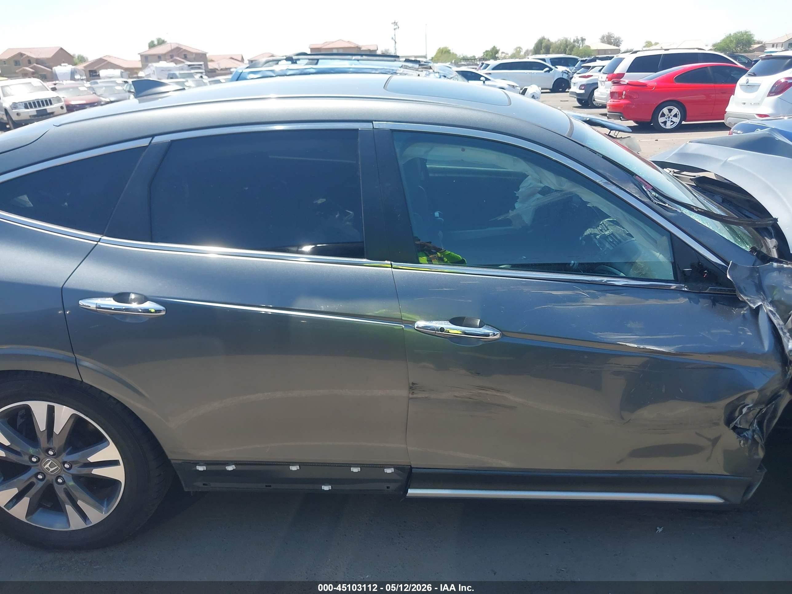 2013 Honda Crosstour Ex-l V6 Серый vin: 5J6TF2H58DL006652