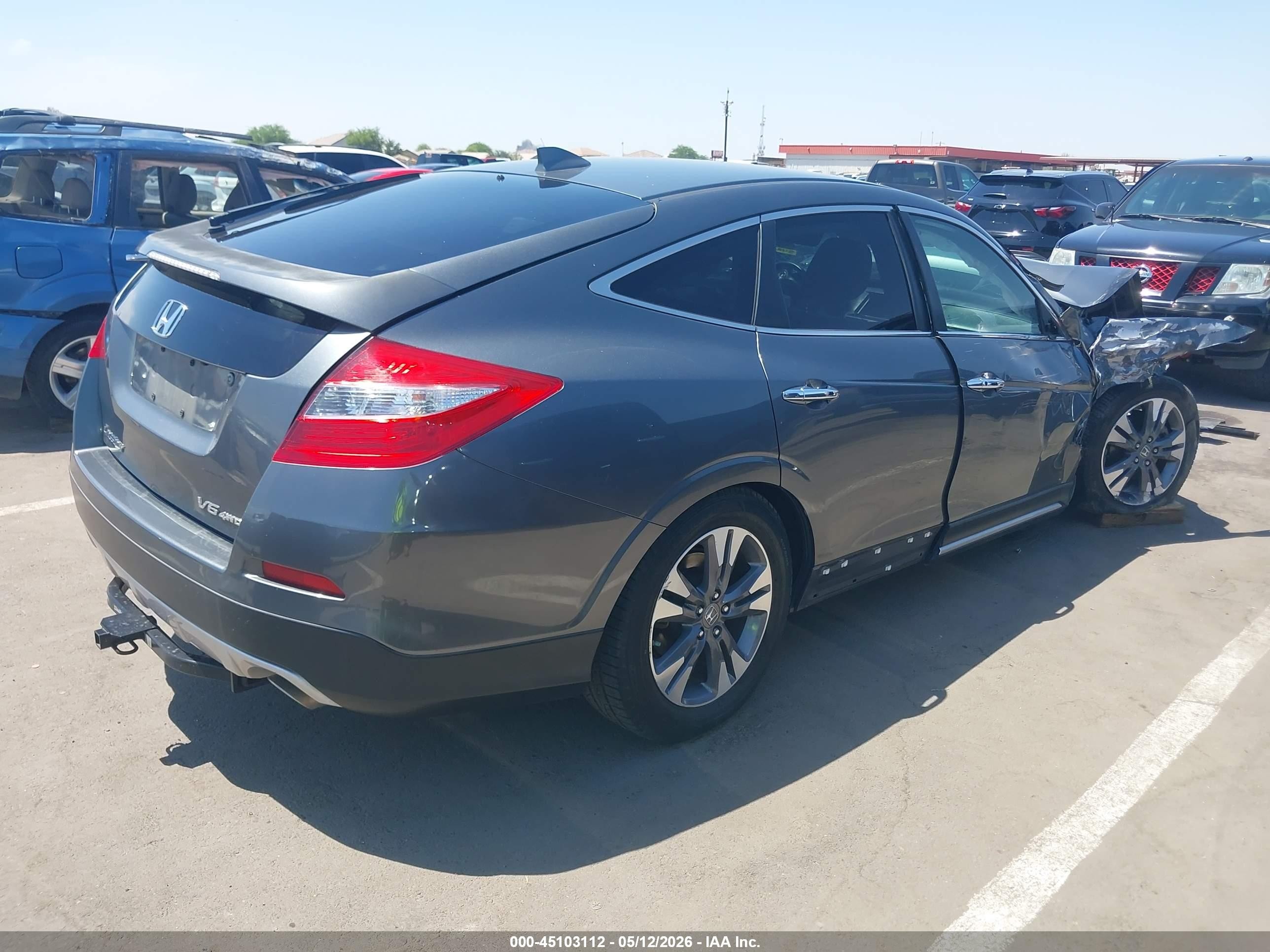 2013 Honda Crosstour Ex-l V6 Серый vin: 5J6TF2H58DL006652