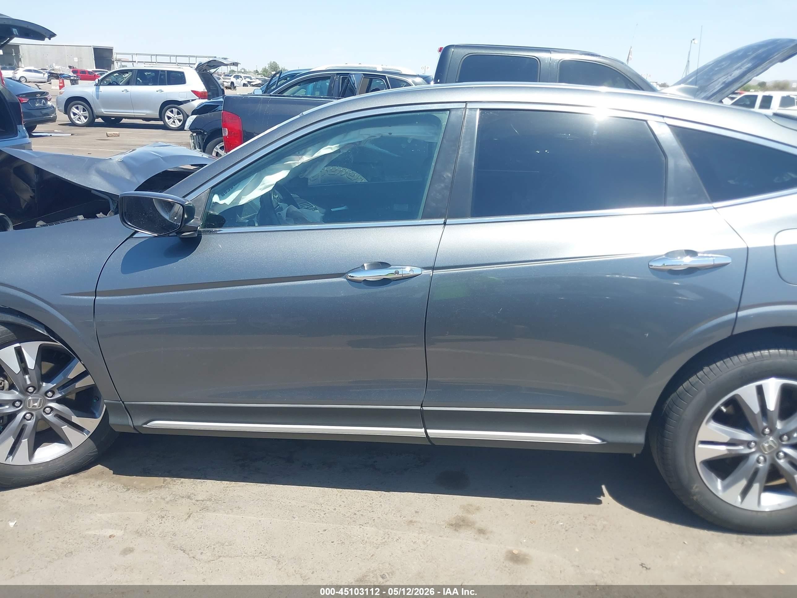2013 Honda Crosstour Ex-l V6 Серый vin: 5J6TF2H58DL006652