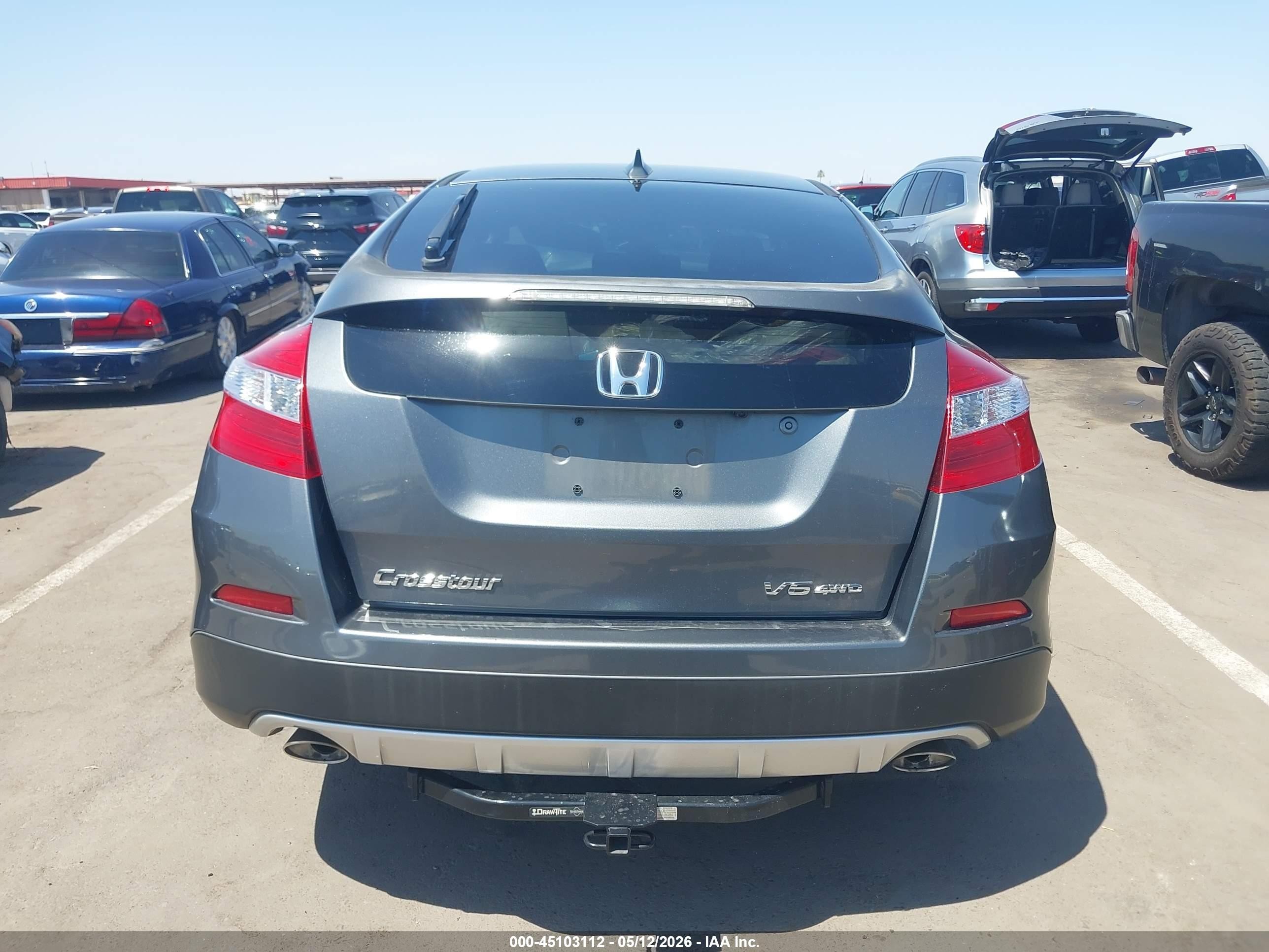 2013 Honda Crosstour Ex-l V6 Серый vin: 5J6TF2H58DL006652