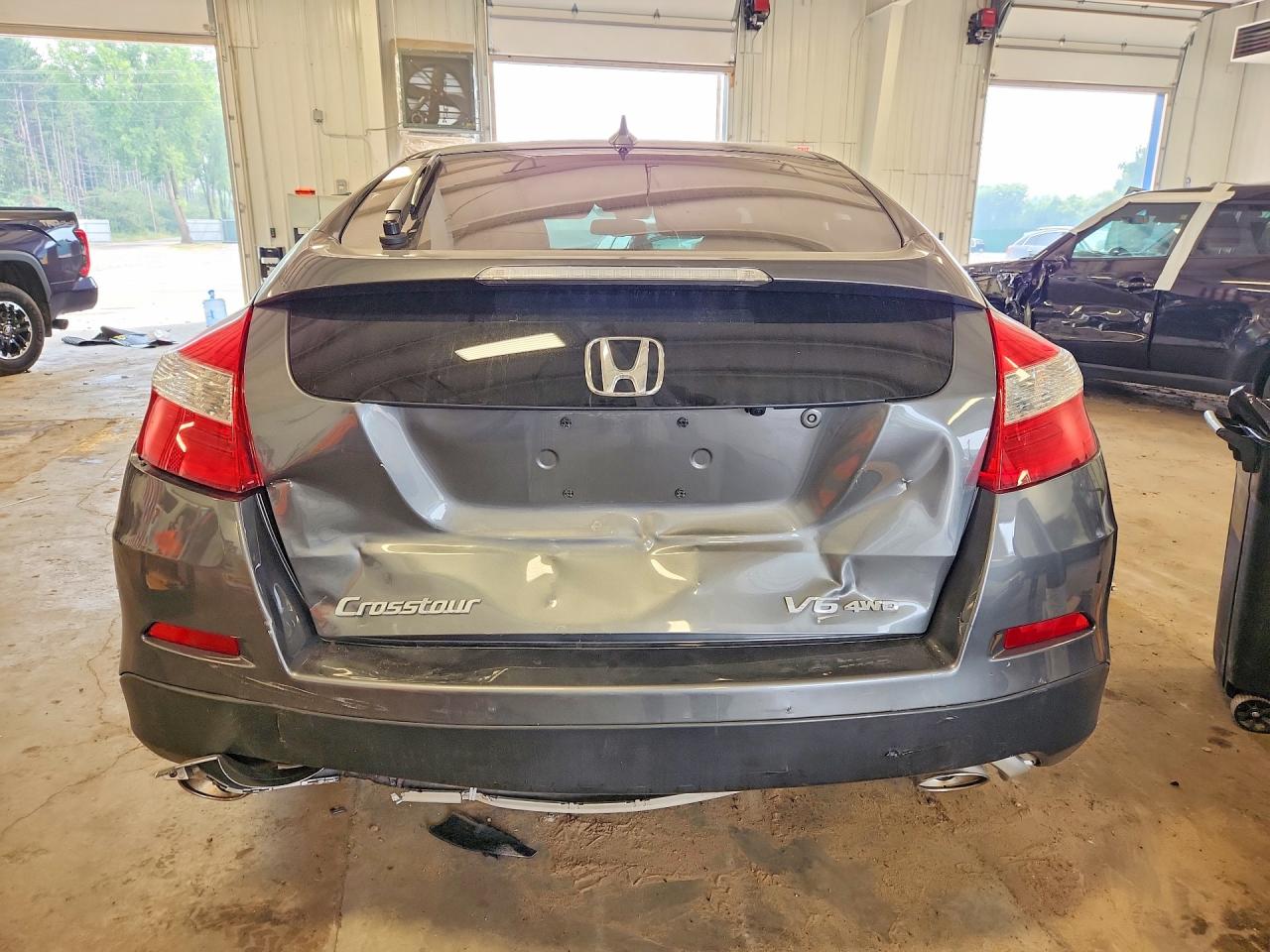 2014 Honda Crosstour Exl Gray vin: 5J6TF2H58EL000058