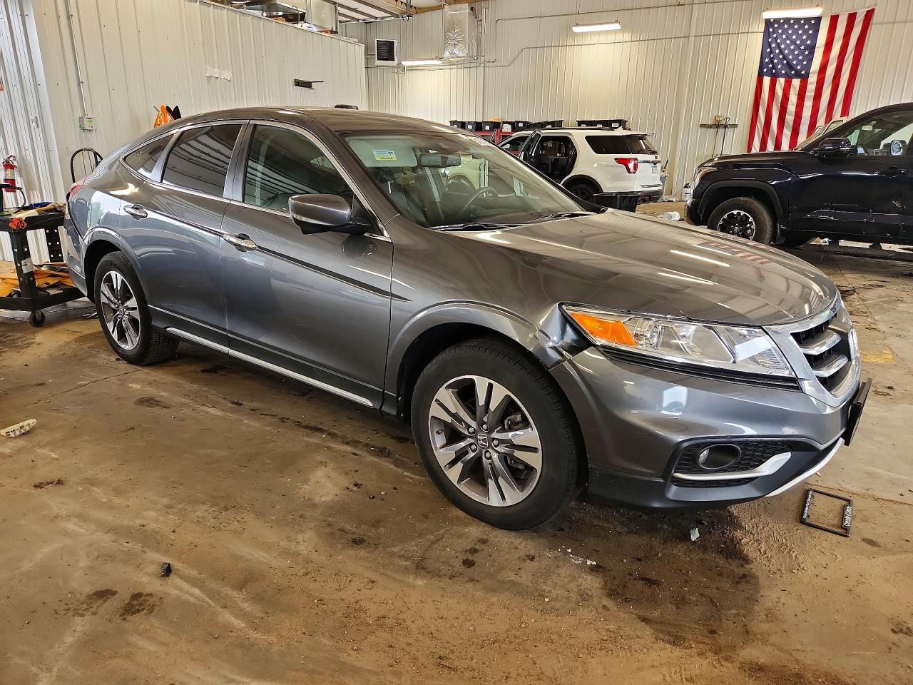 2014 Honda Crosstour Exl Gray vin: 5J6TF2H58EL000058
