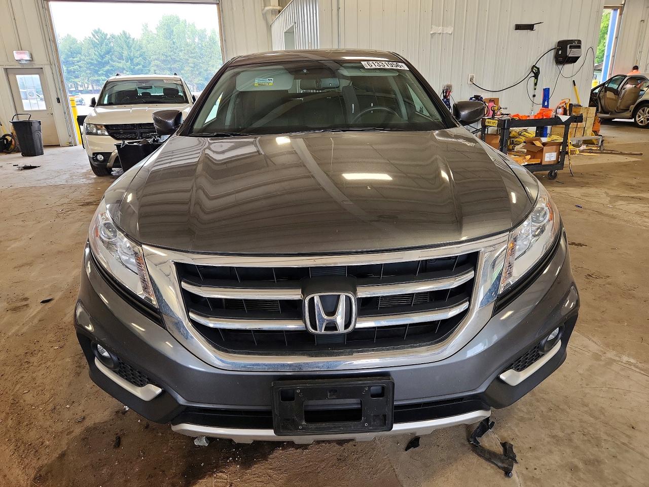 2014 Honda Crosstour Exl Gray vin: 5J6TF2H58EL000058