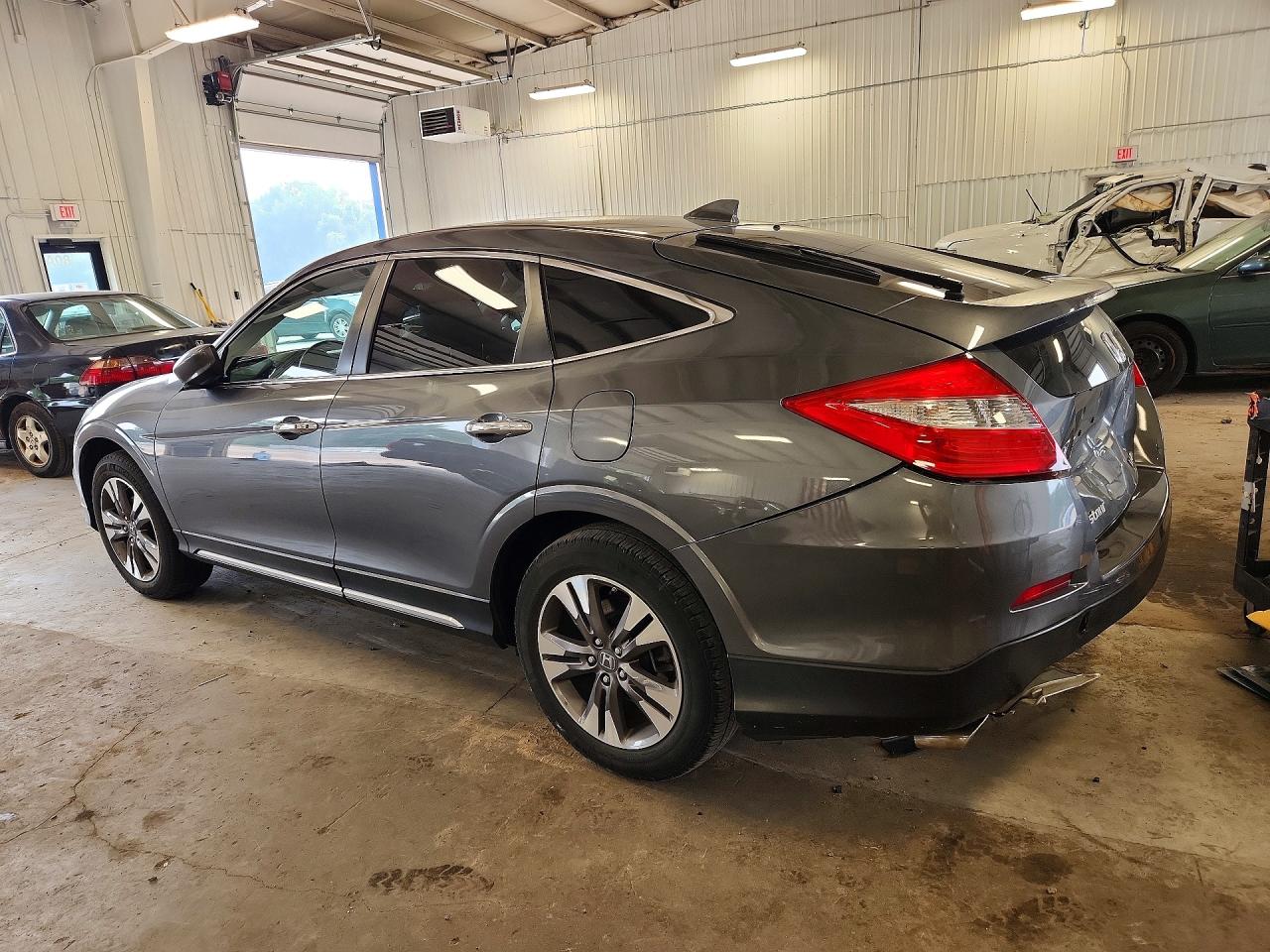 2014 Honda Crosstour Exl Gray vin: 5J6TF2H58EL000058