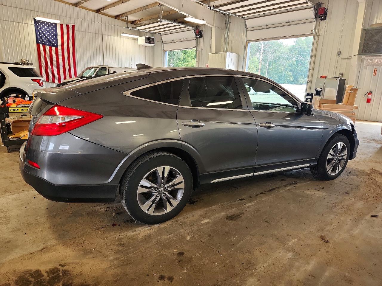 2014 Honda Crosstour Exl Gray vin: 5J6TF2H58EL000058