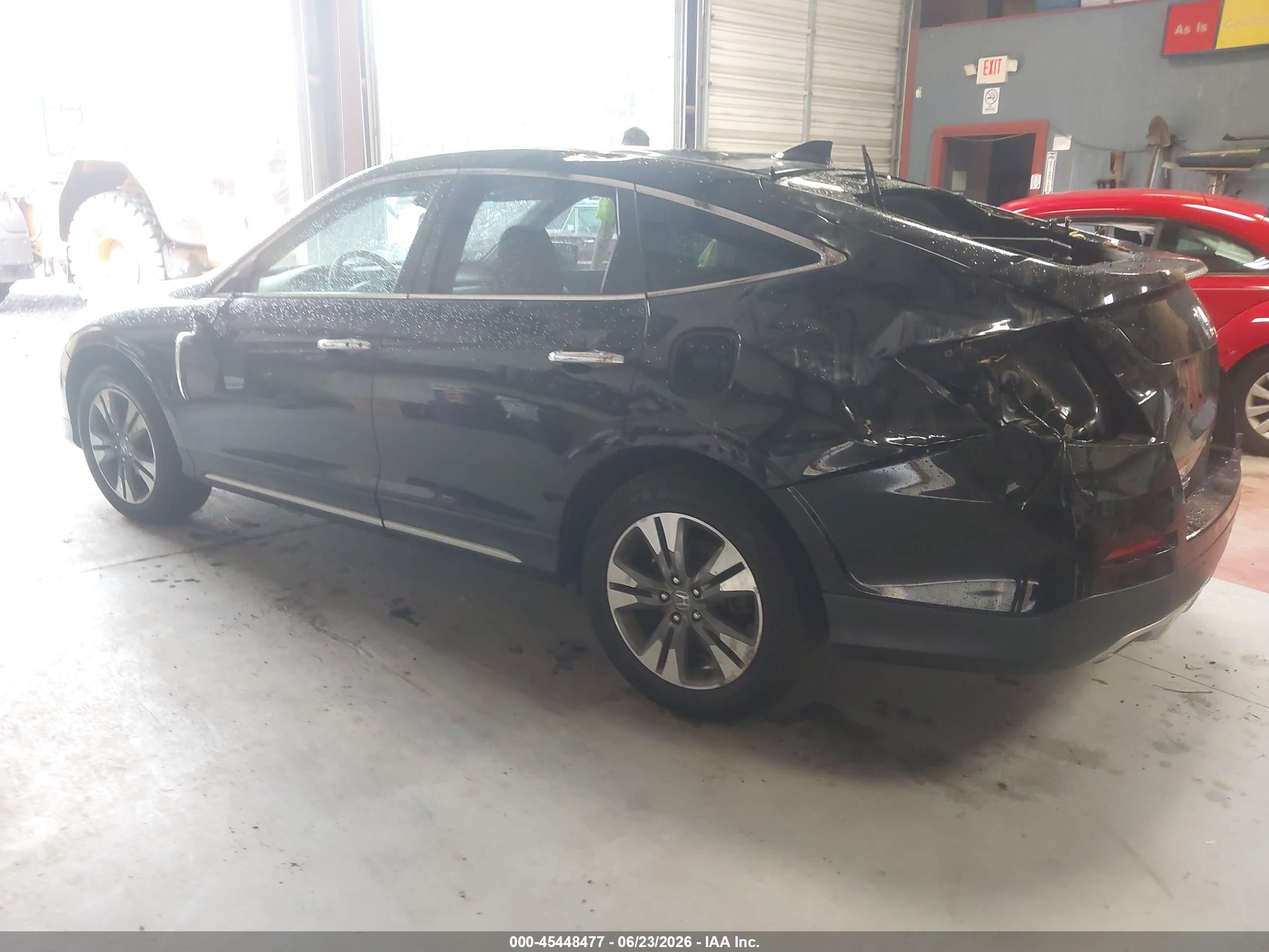 2014 Honda Crosstour Ex-l V6 Black vin: 5J6TF2H58EL002523
