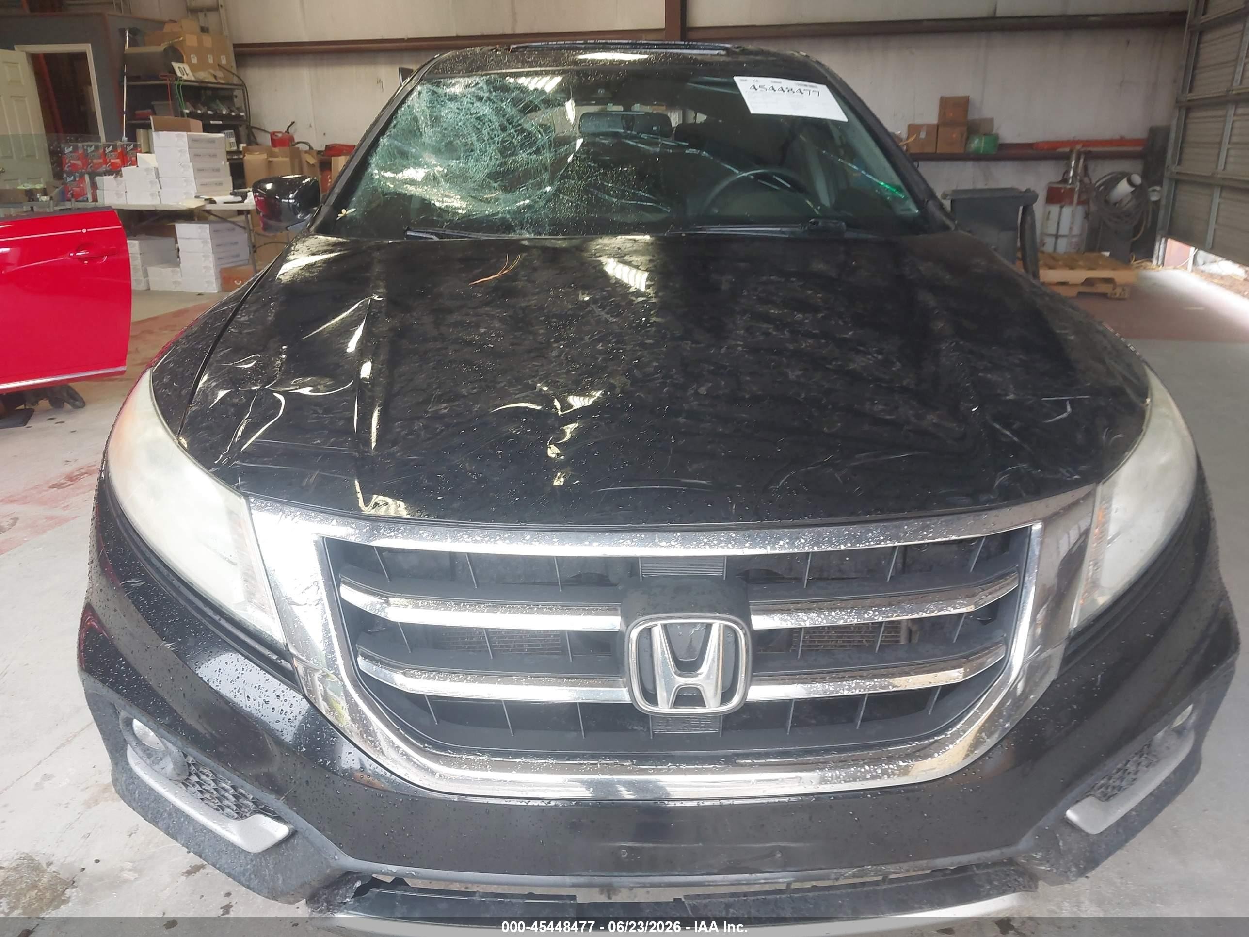 2014 Honda Crosstour Ex-l V6 Black vin: 5J6TF2H58EL002523
