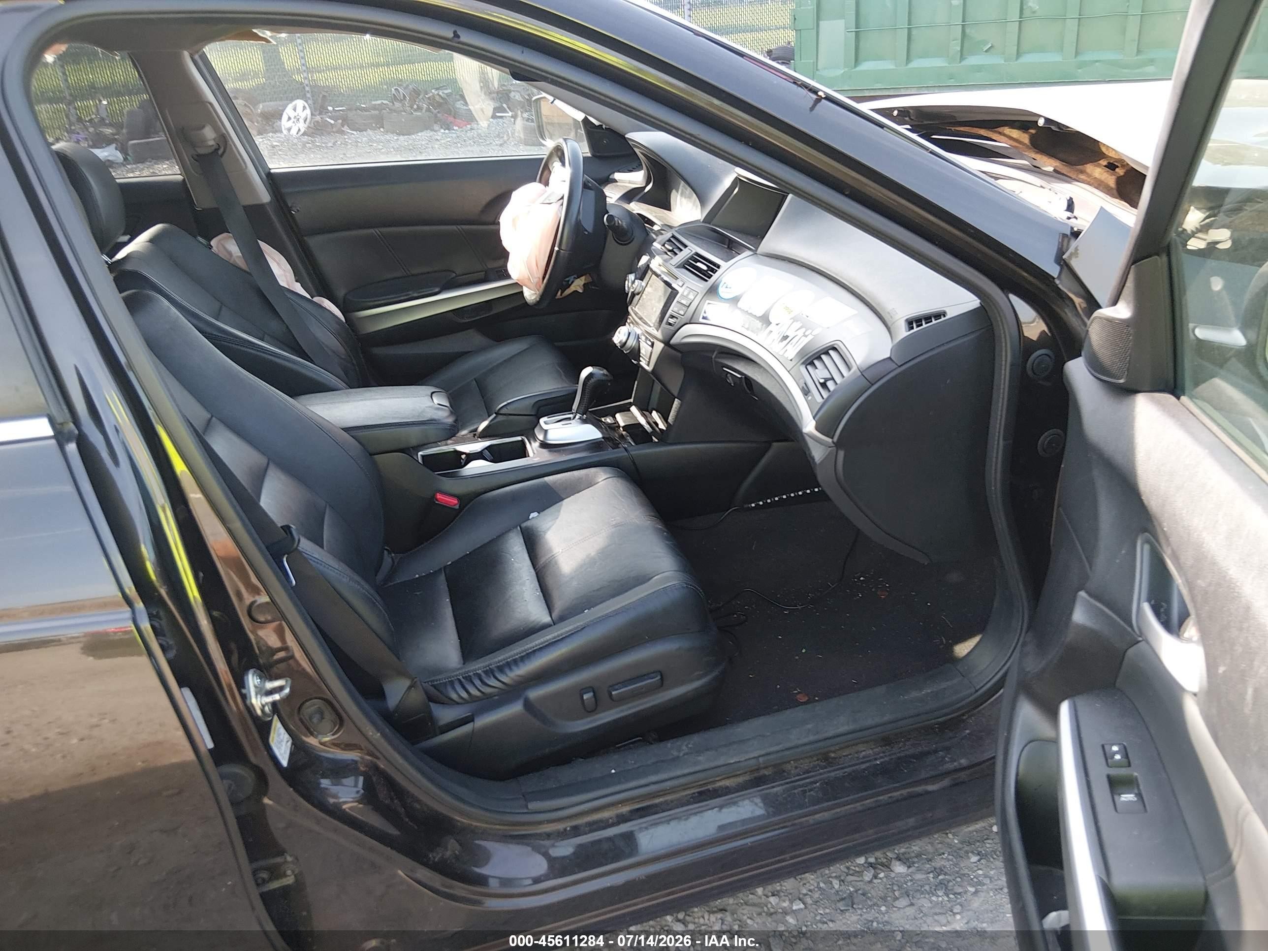 2014 Honda Crosstour Ex-l V6 Black vin: 5J6TF2H58EL003784