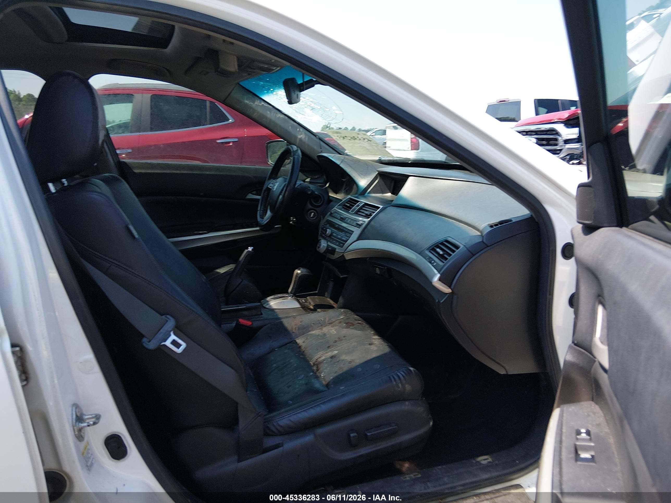 2010 Honda Accord Crosstour Ex-l White vin: 5J6TF2H59AL003318