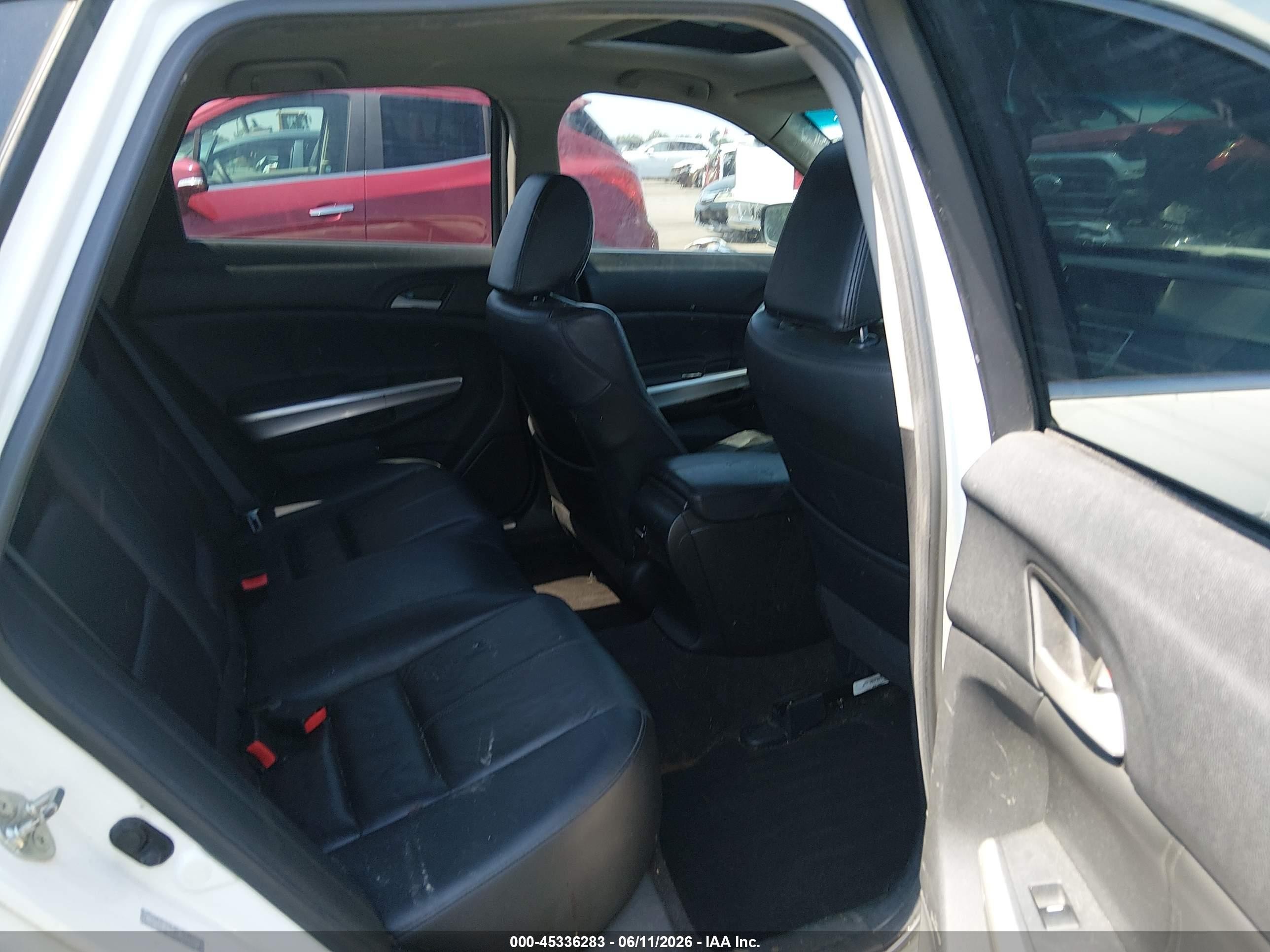 2010 Honda Accord Crosstour Ex-l White vin: 5J6TF2H59AL003318