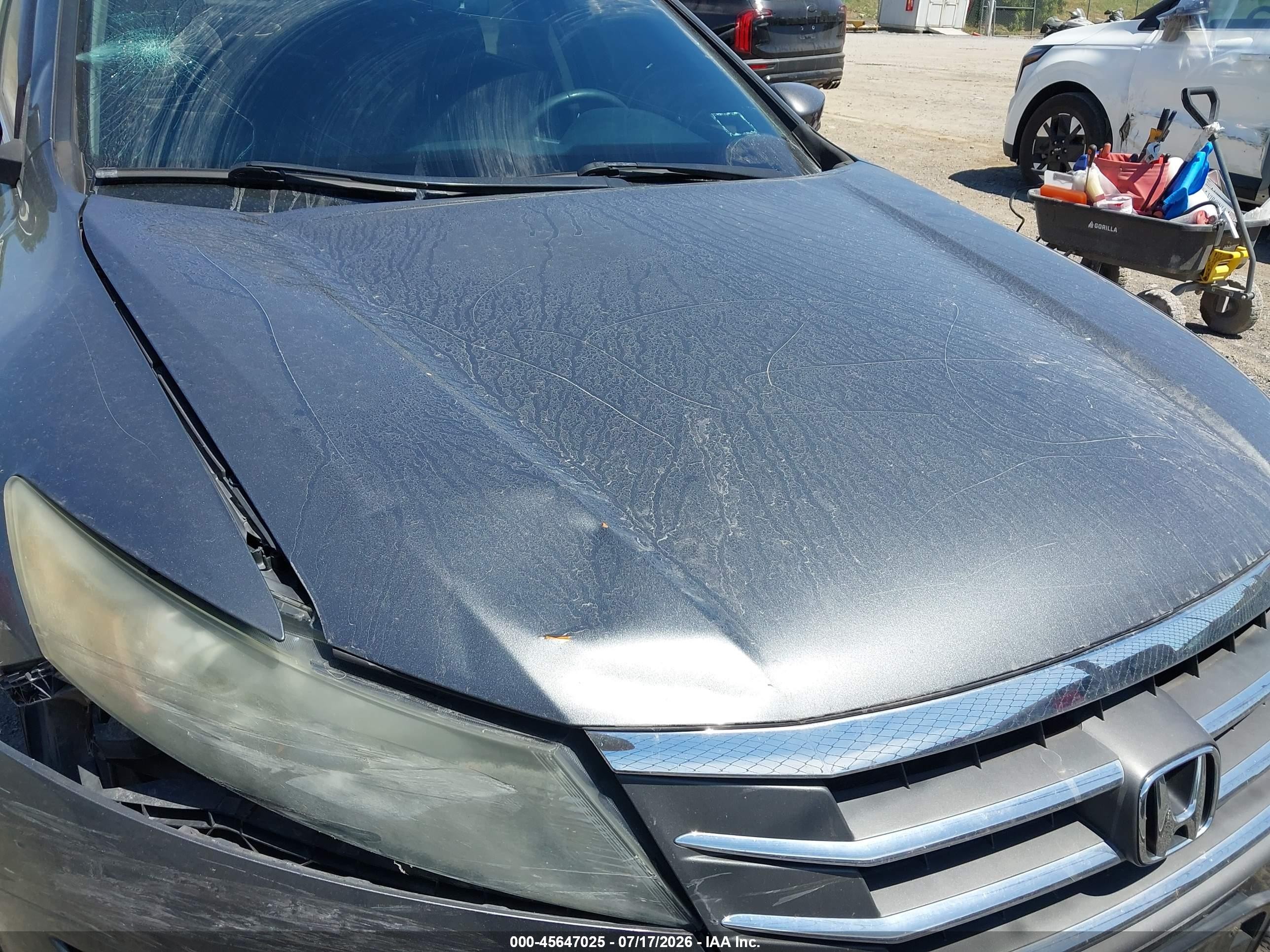 2010 Honda Accord Crosstour Ex-l Gray vin: 5J6TF2H59AL010687