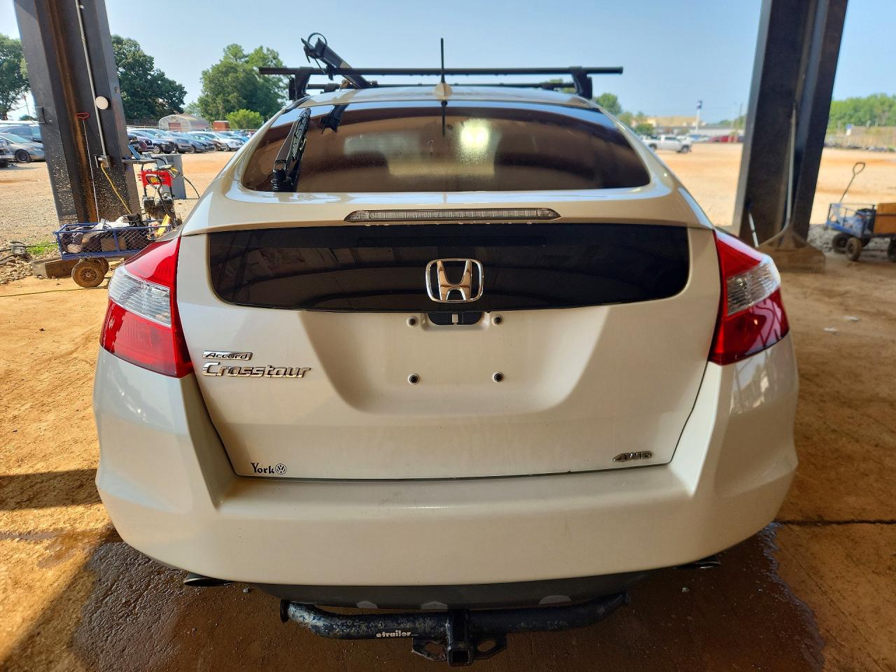 2010 Honda Accord Crosstour Exl White vin: 5J6TF2H59AL015971