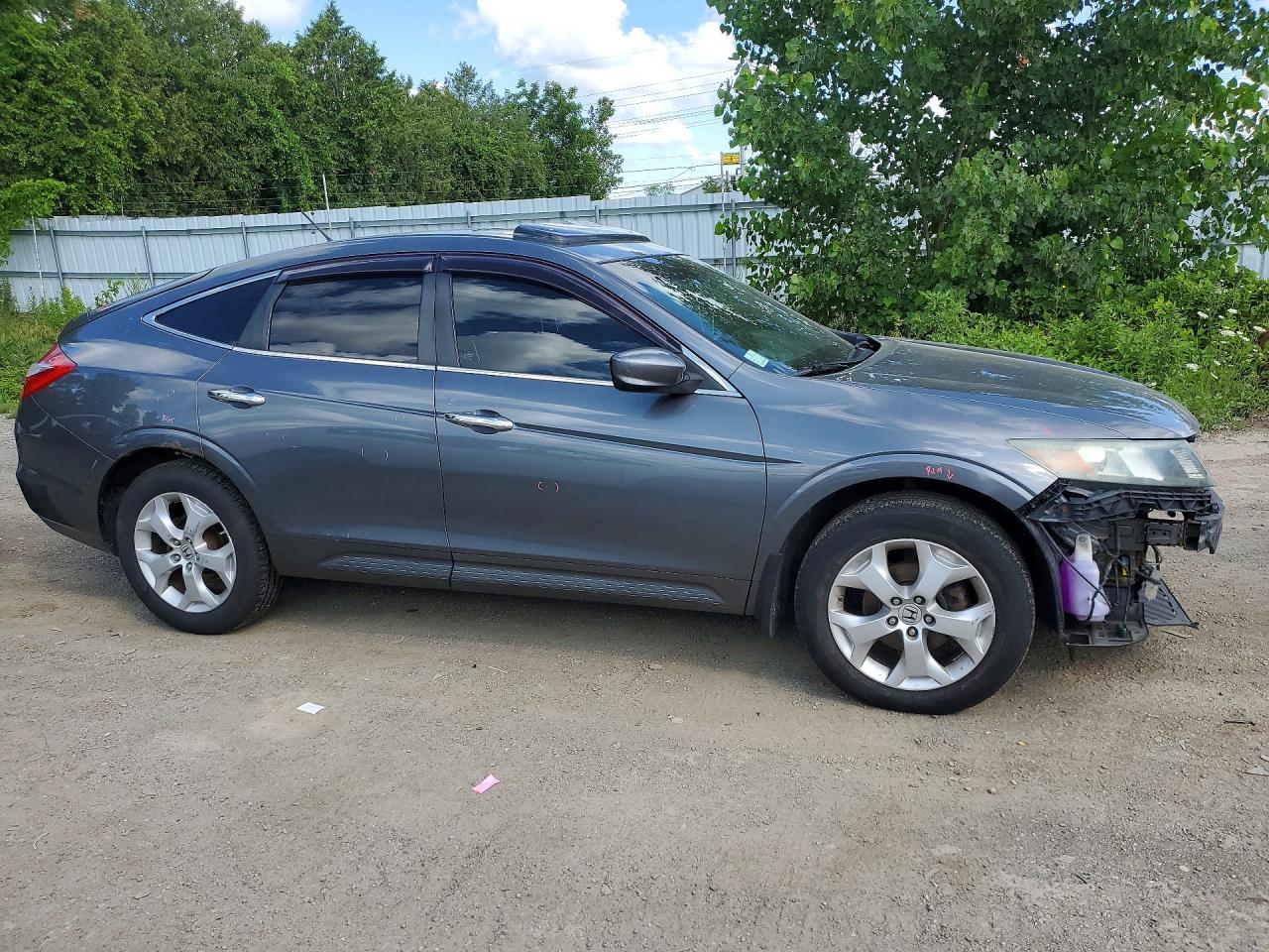 2010 Honda Accord Crosstour Exl Gray vin: 5J6TF2H59AL800331