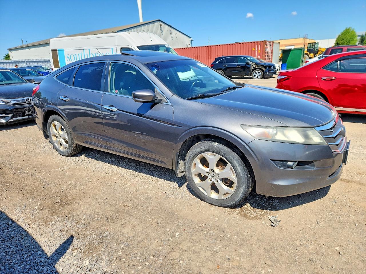 2011 Honda Accord Crosstour Exl Gray vin: 5J6TF2H59BL800539