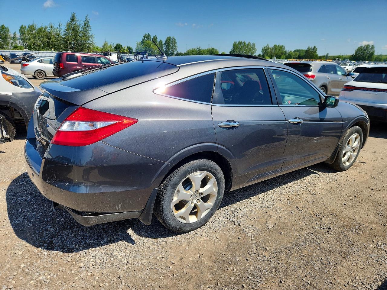 2011 Honda Accord Crosstour Exl Gray vin: 5J6TF2H59BL800539
