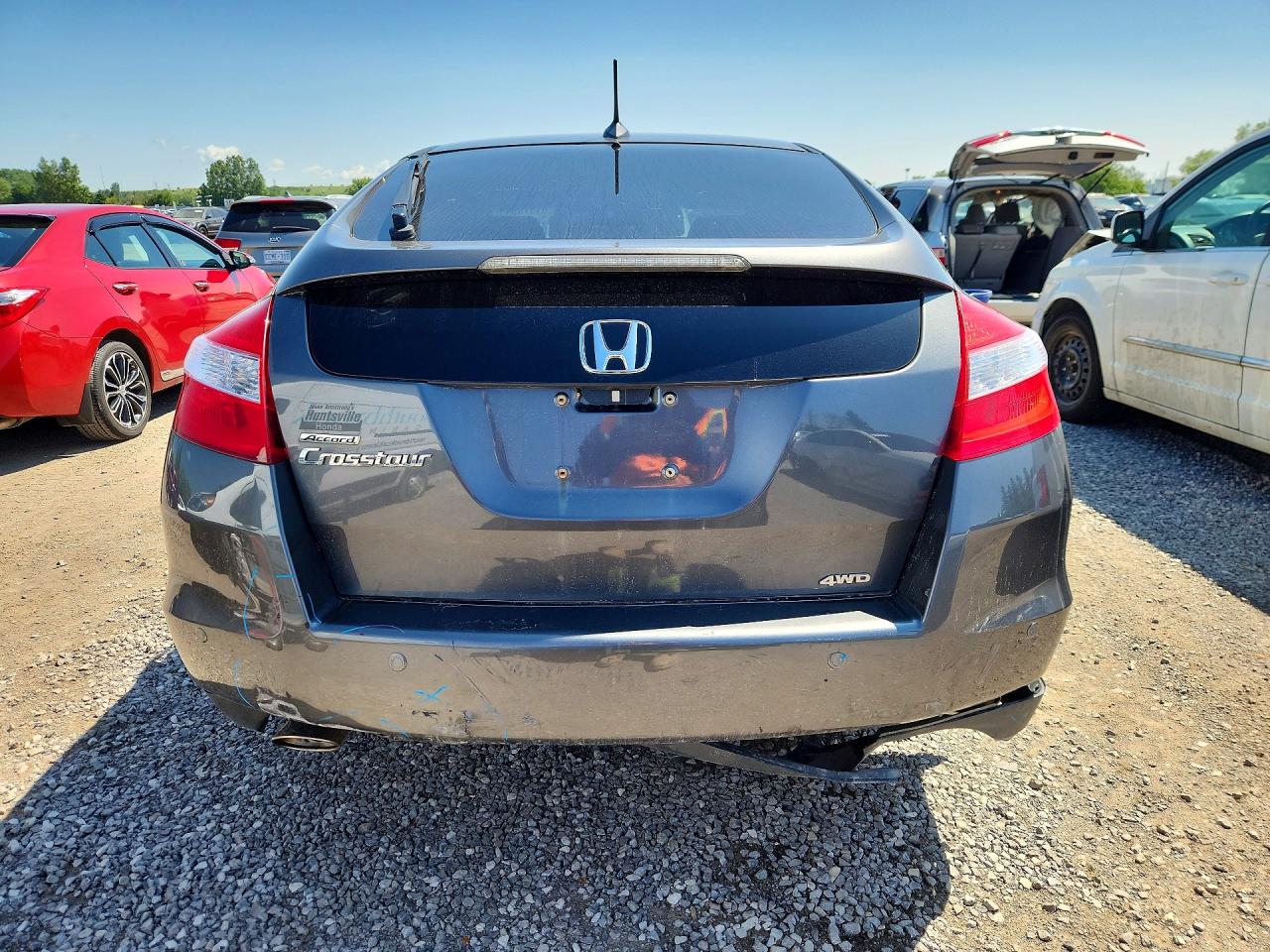 2011 Honda Accord Crosstour Exl Gray vin: 5J6TF2H59BL800539