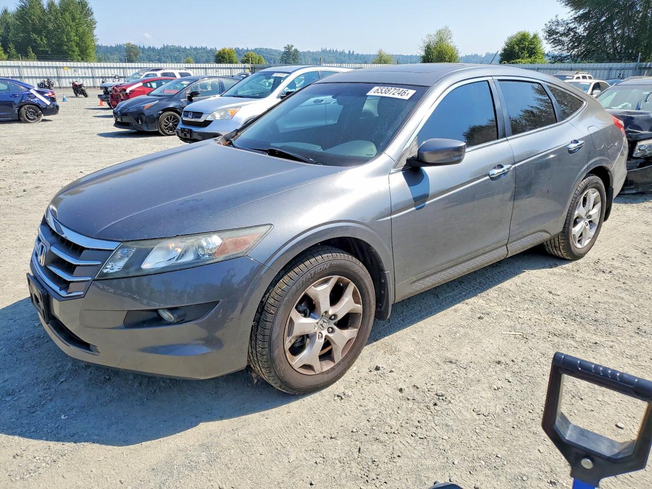 2012 Honda Crosstour Exl Gray vin: 5J6TF2H59CL001152