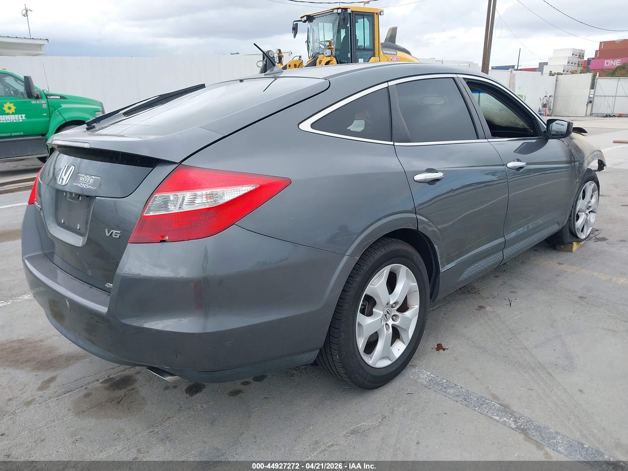 2012 Honda Crosstour Ex-l Gray vin: 5J6TF2H59CL006562
