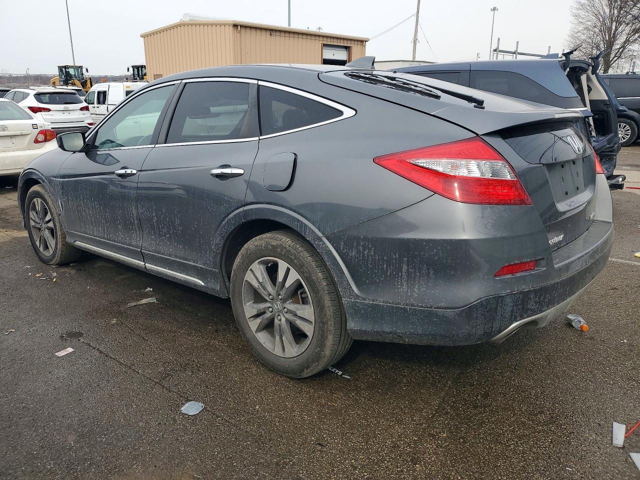 2013 Honda Crosstour Exl Gray vin: 5J6TF2H59DL000097
