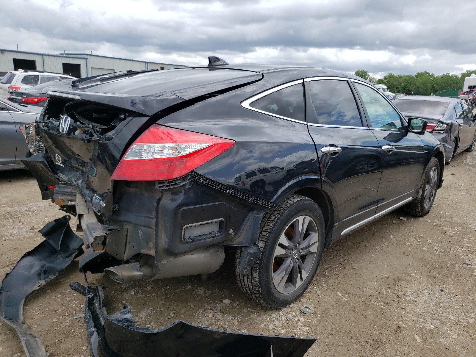 2014 Honda Crosstour Exl Black vin: 5J6TF2H59EL003440